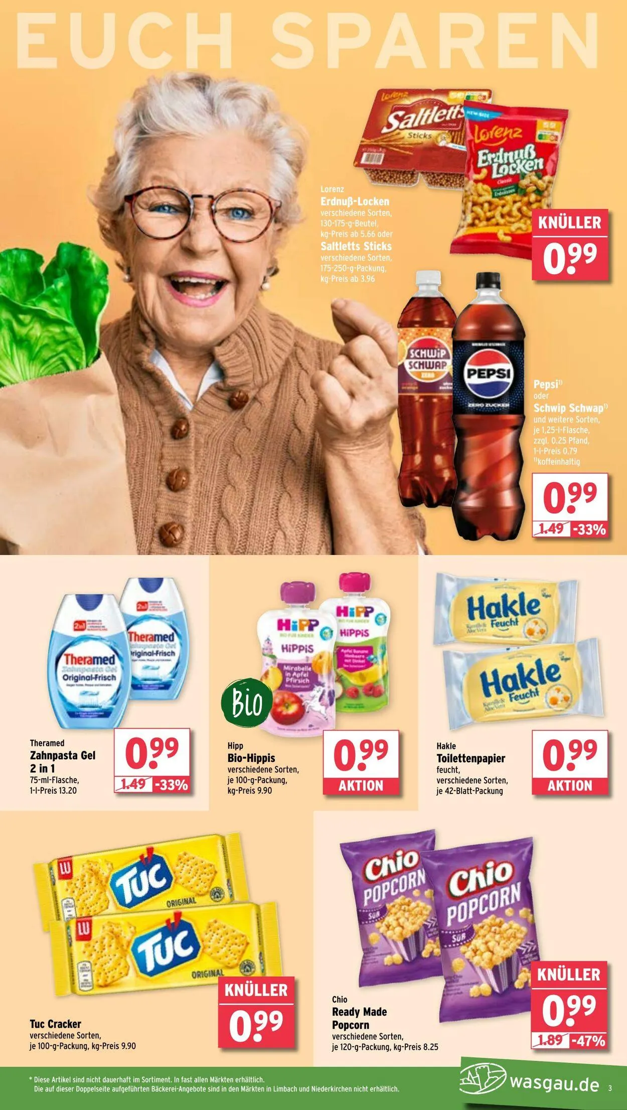 WASGAU Aktueller Prospekt von 24. August bis 7. September 2025 - Prospekt seite 3