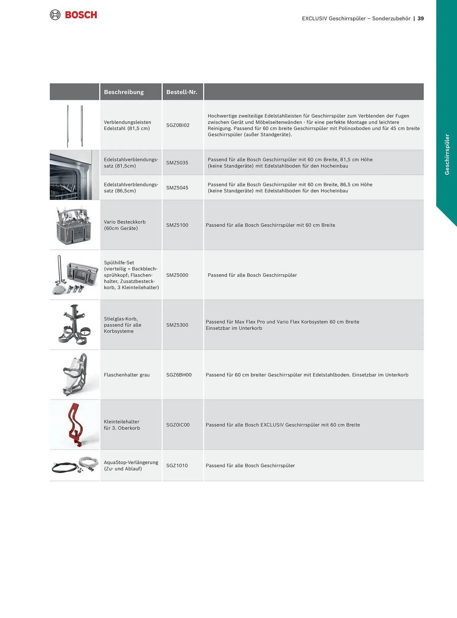 Bosch Prospekt von 7. Mai bis 31. Dezember 2026 - Prospekt seite 39
