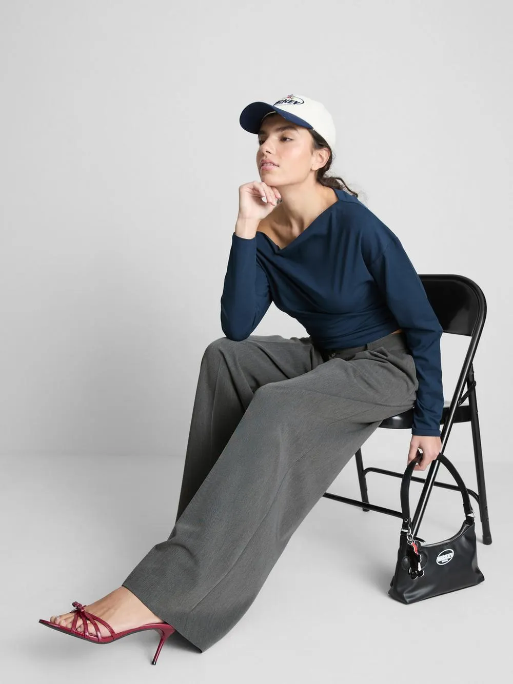 The Primark Scene | Hose mit weitem Bein und Bundfalten