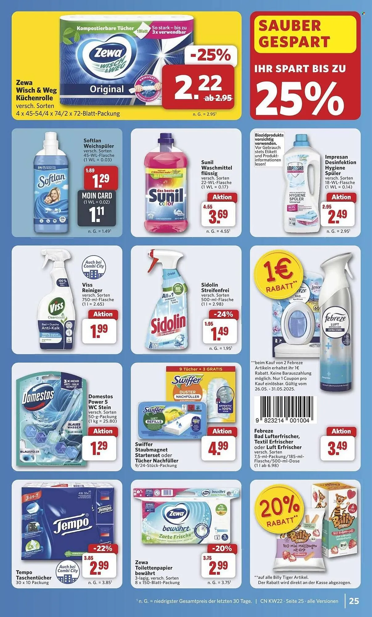 Combi Prospekt von 26. Mai bis 31. Mai 2025 - Prospekt seite 31