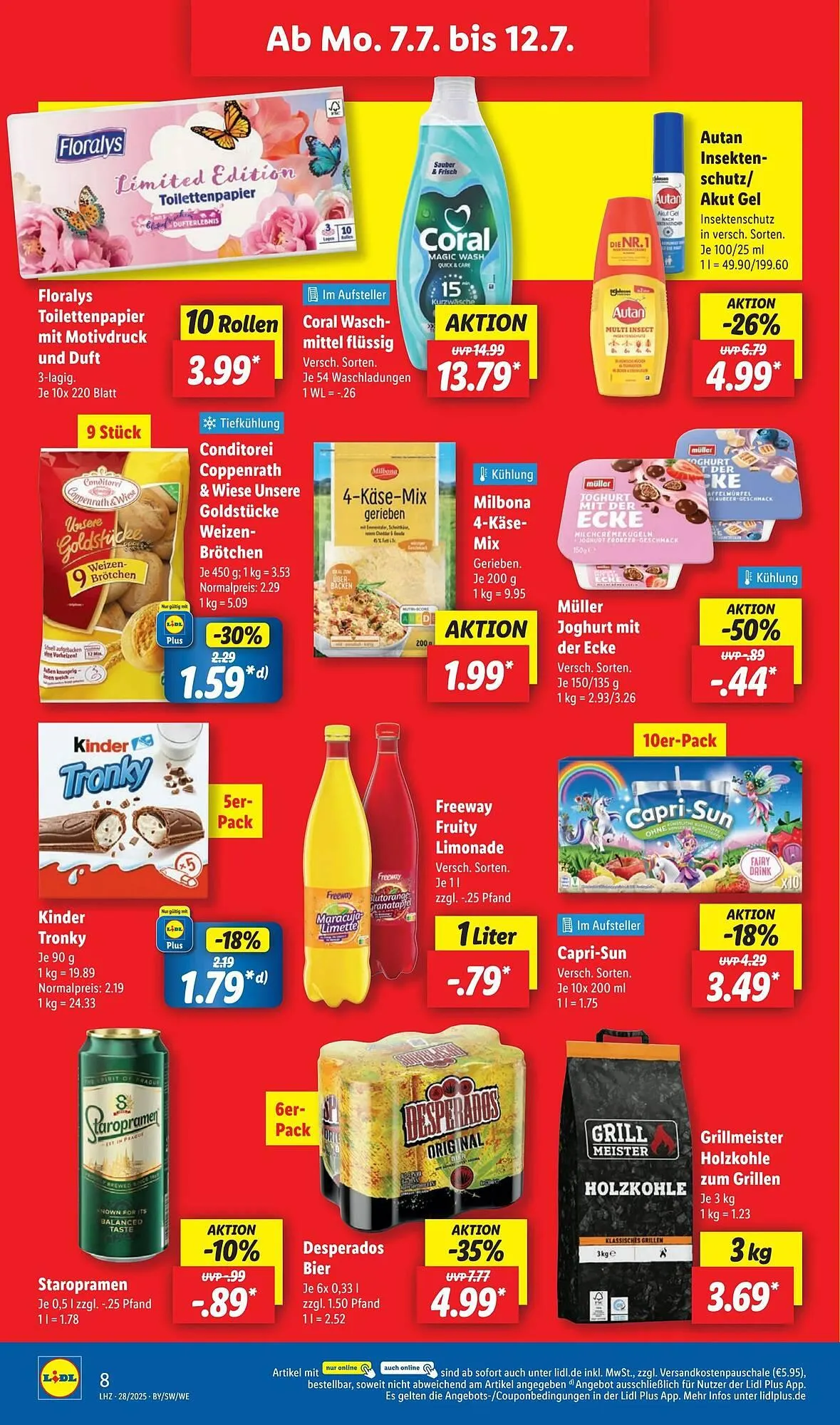 Lidl Prospekt von 7. Juli bis 12. Juli 2025 - Prospekt seite 12