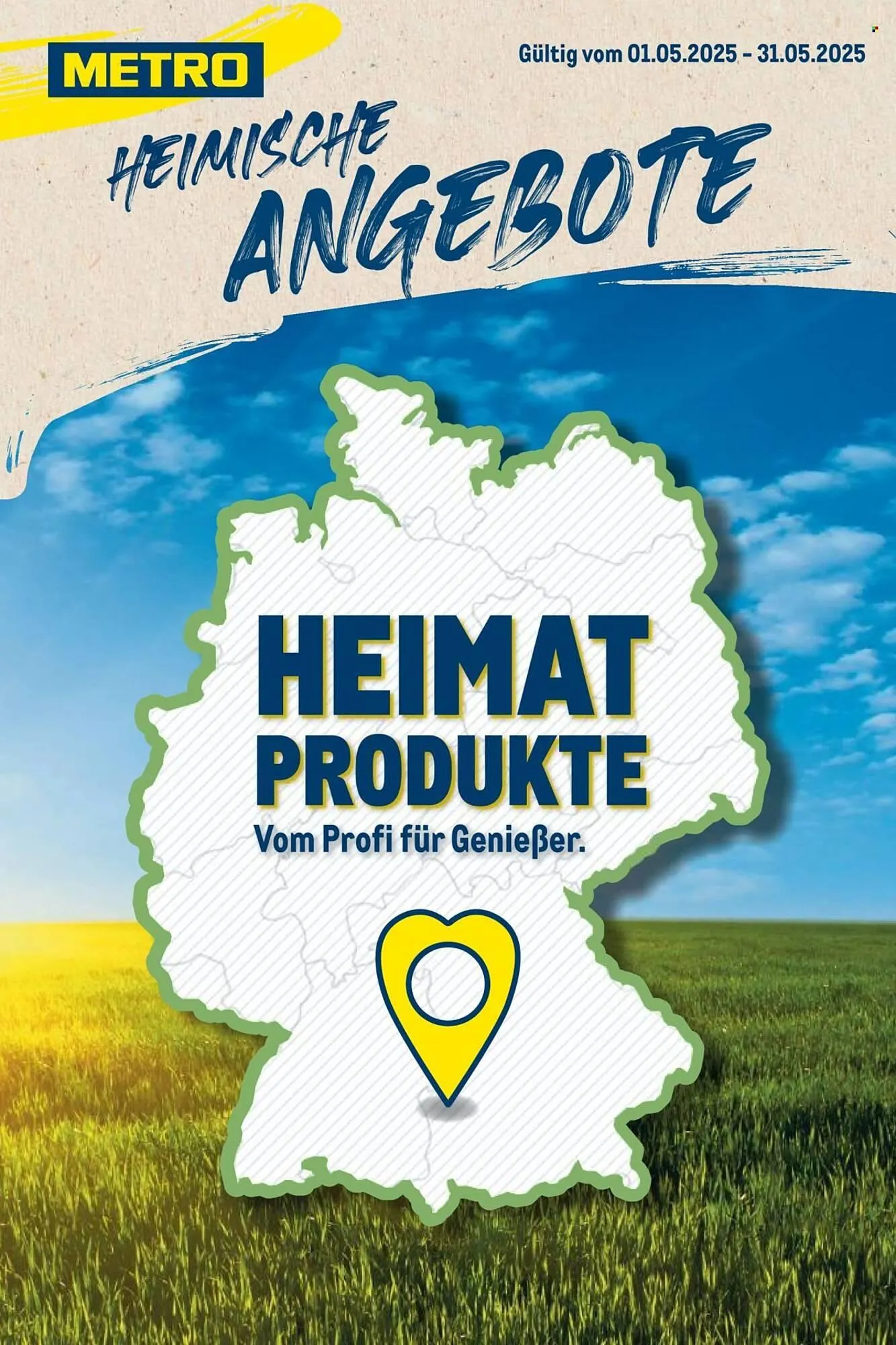 METRO Prospekt von 1. Mai bis 31. Mai 2025 - Prospekt seite 1