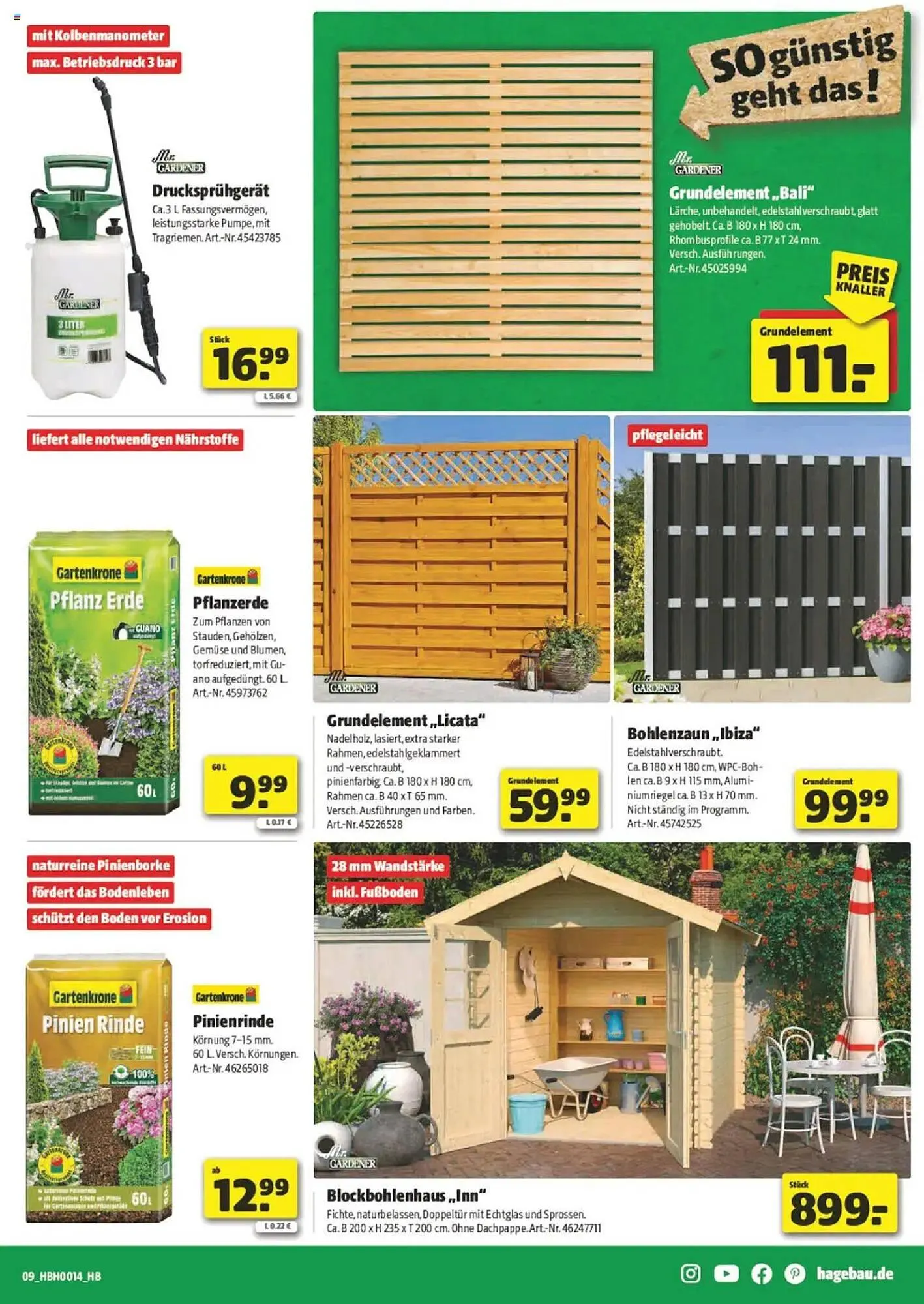 Hagebau Prospekt von 29. März bis 5. April 2025 - Prospekt seite 9