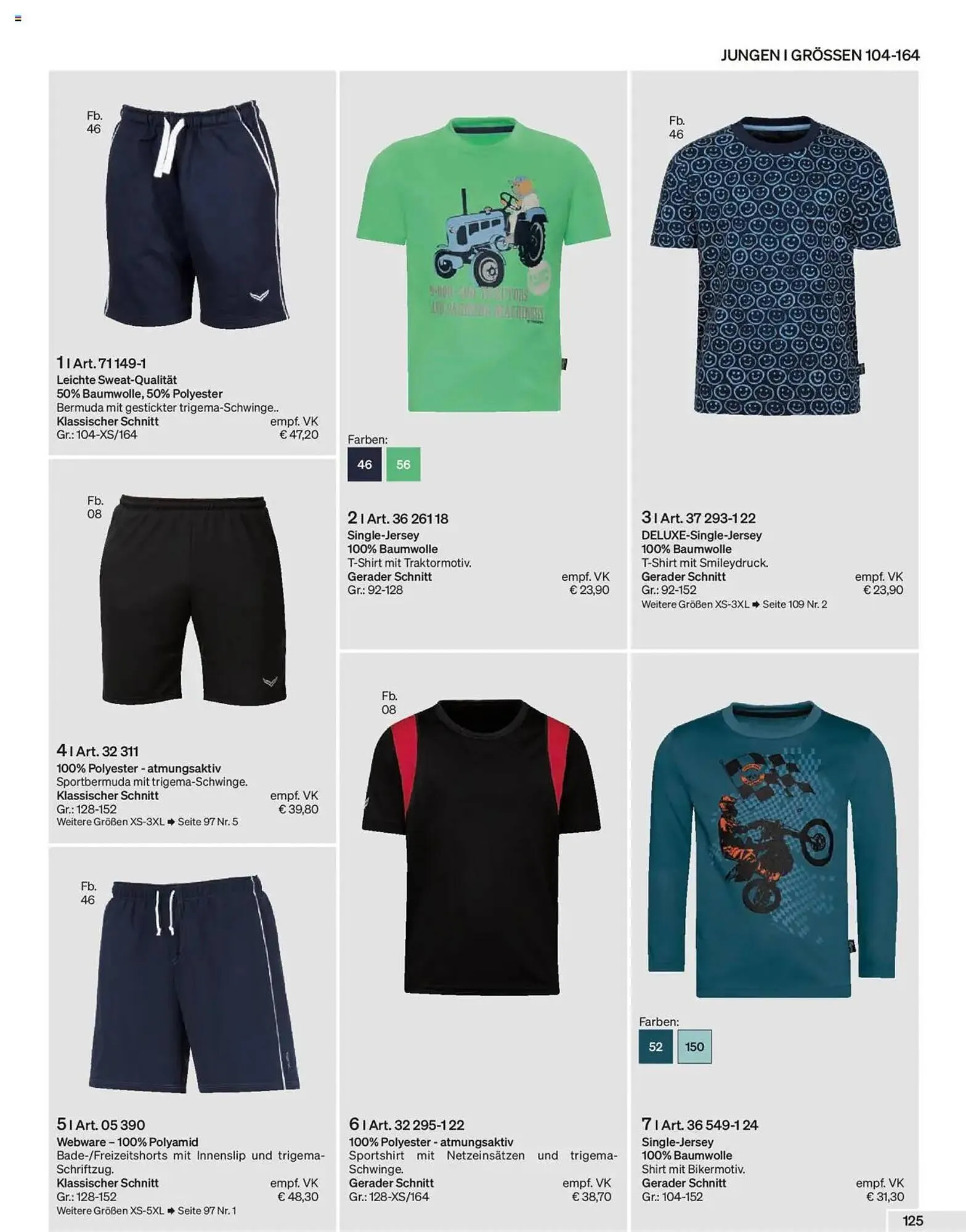 Trigema Prospekt von 17. Februar bis 17. August 2025 - Prospekt seite 125