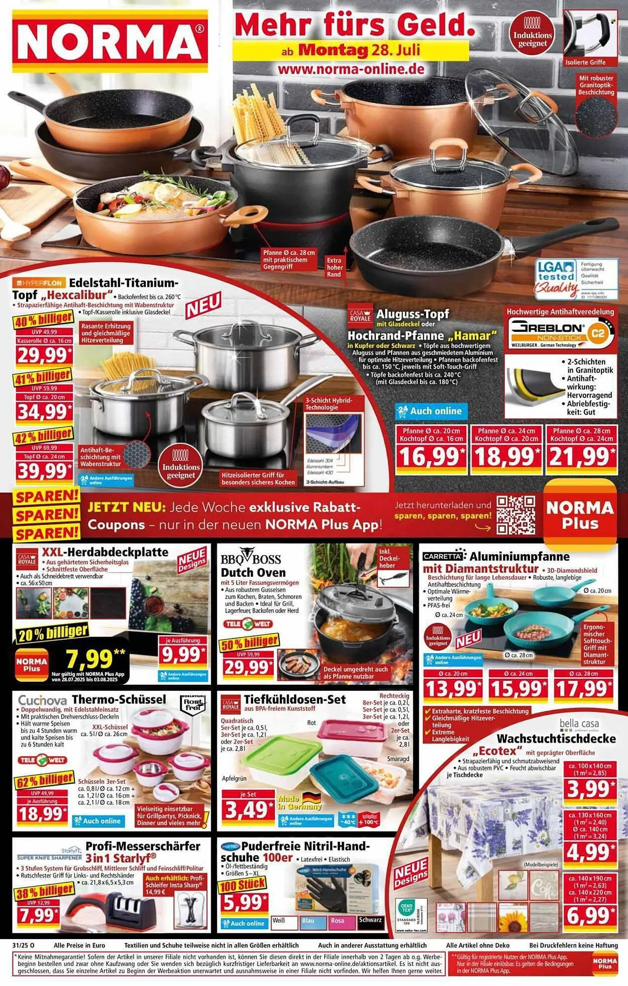 Norma Prospekt von 28. Juli bis 3. August 2025 - Prospekt seite 1