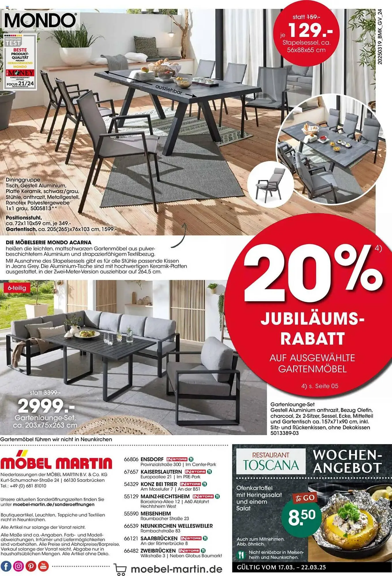 Möbel Martin Prospekt von 19. März bis 8. April 2025 - Prospekt seite 24