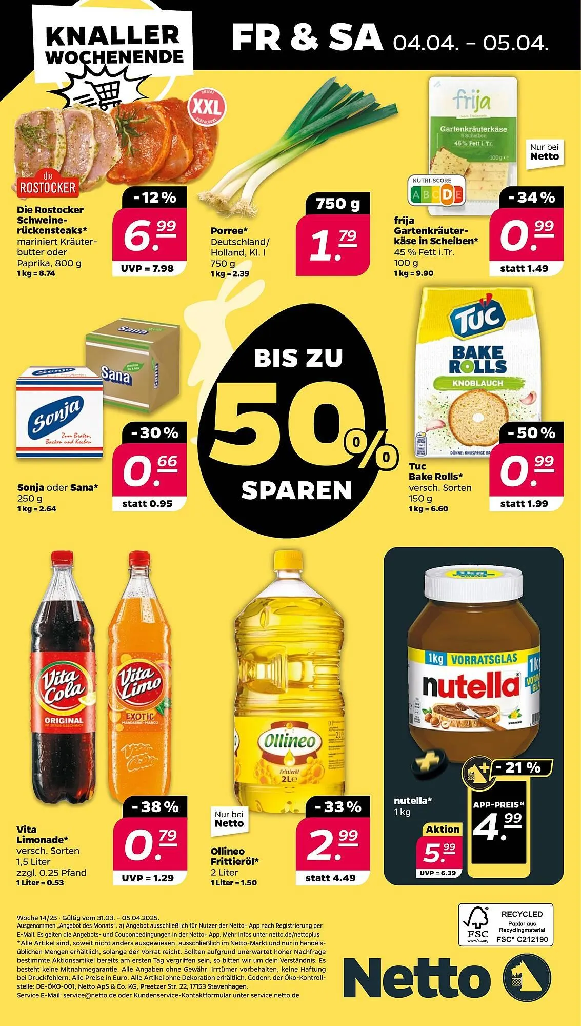 NETTO Prospekt von 31. März bis 5. April 2025 - Prospekt seite 32