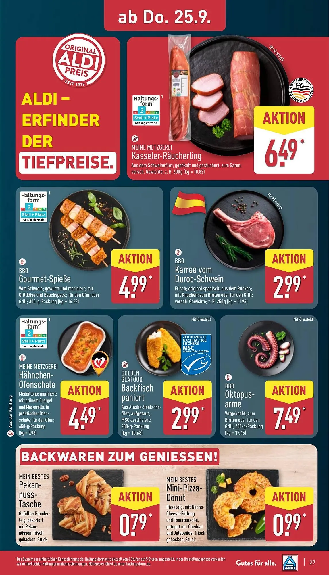 Aldi Nord Prospekt von 22. September bis 27. September 2025 - Prospekt seite 31