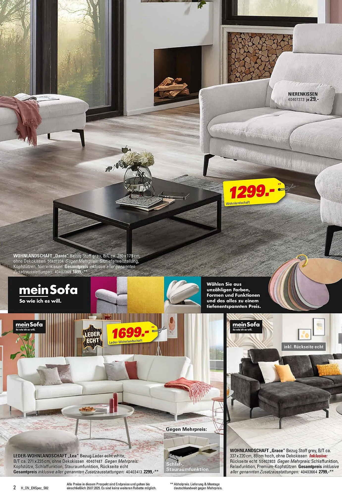 Höffner Prospekt von 15. Juli bis 29. Juli 2025 - Prospekt seite 2