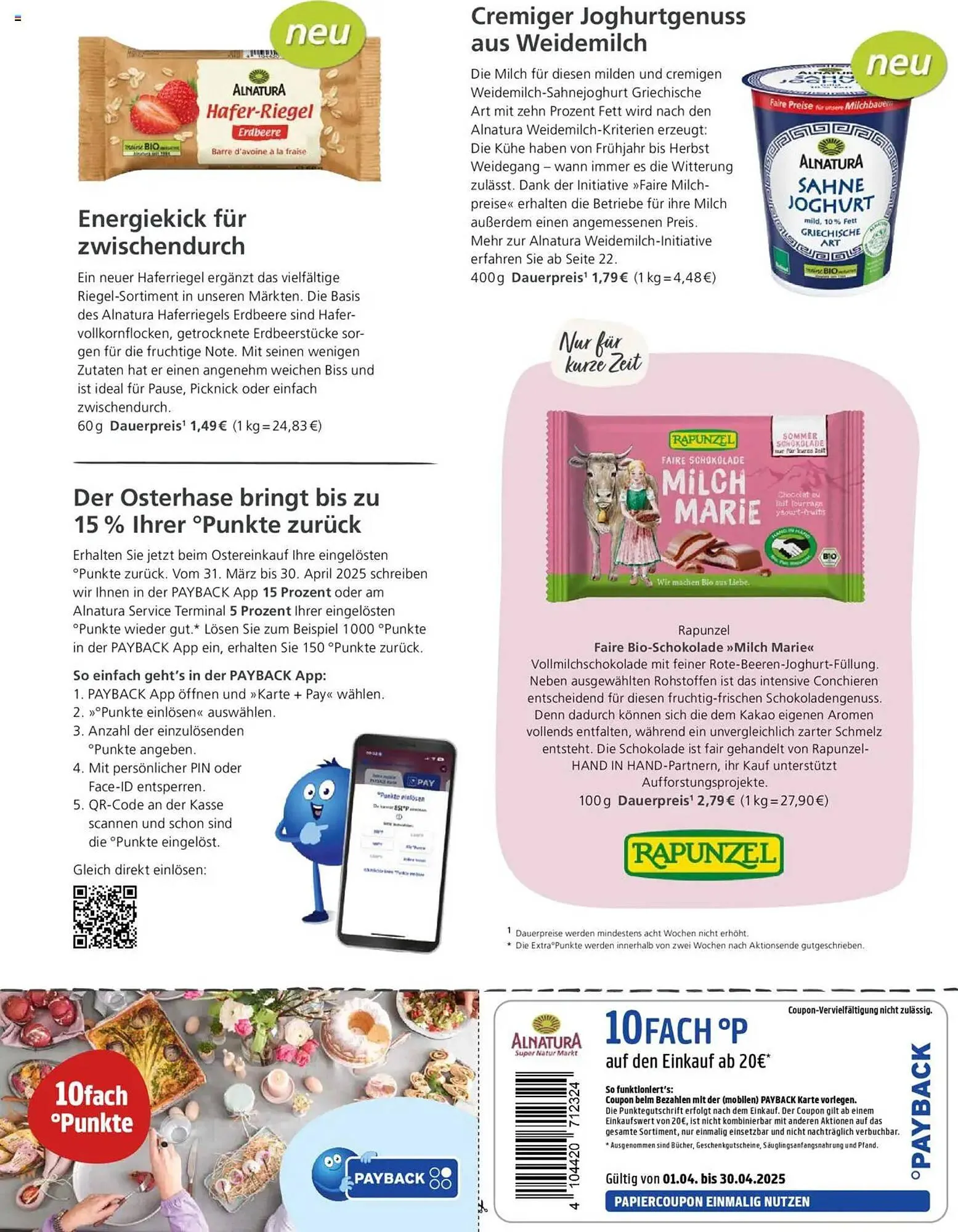 Alnatura Prospekt von 1. April bis 30. April 2025 - Prospekt seite 7