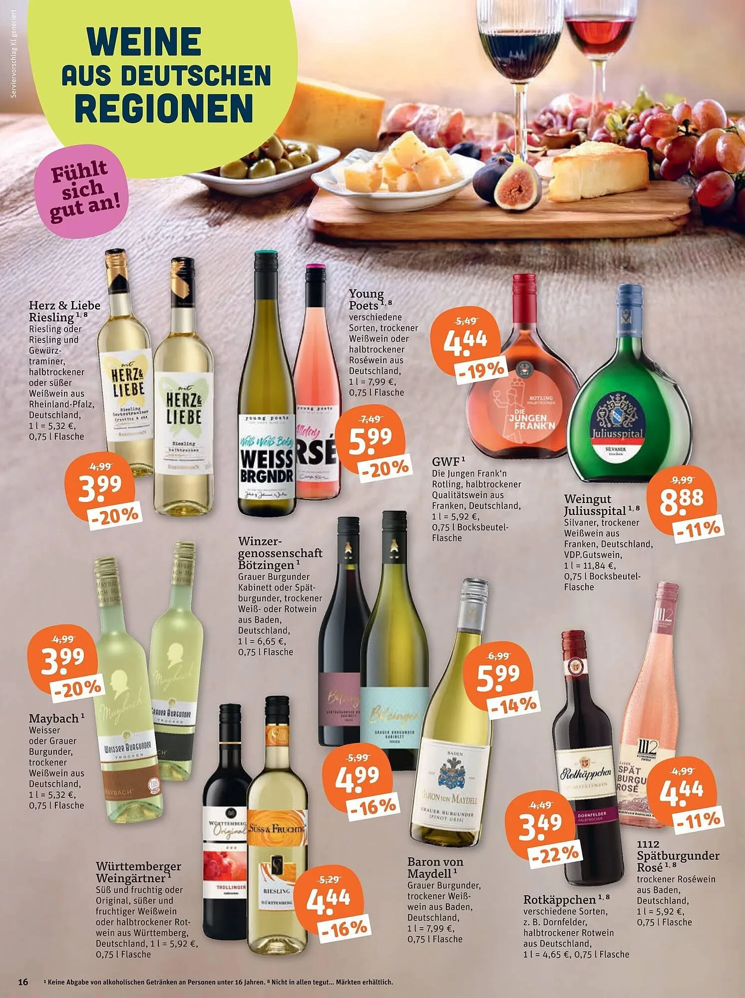 Tegut Prospekt von 16. Februar bis 21. Februar 2026 - Prospekt seite 18