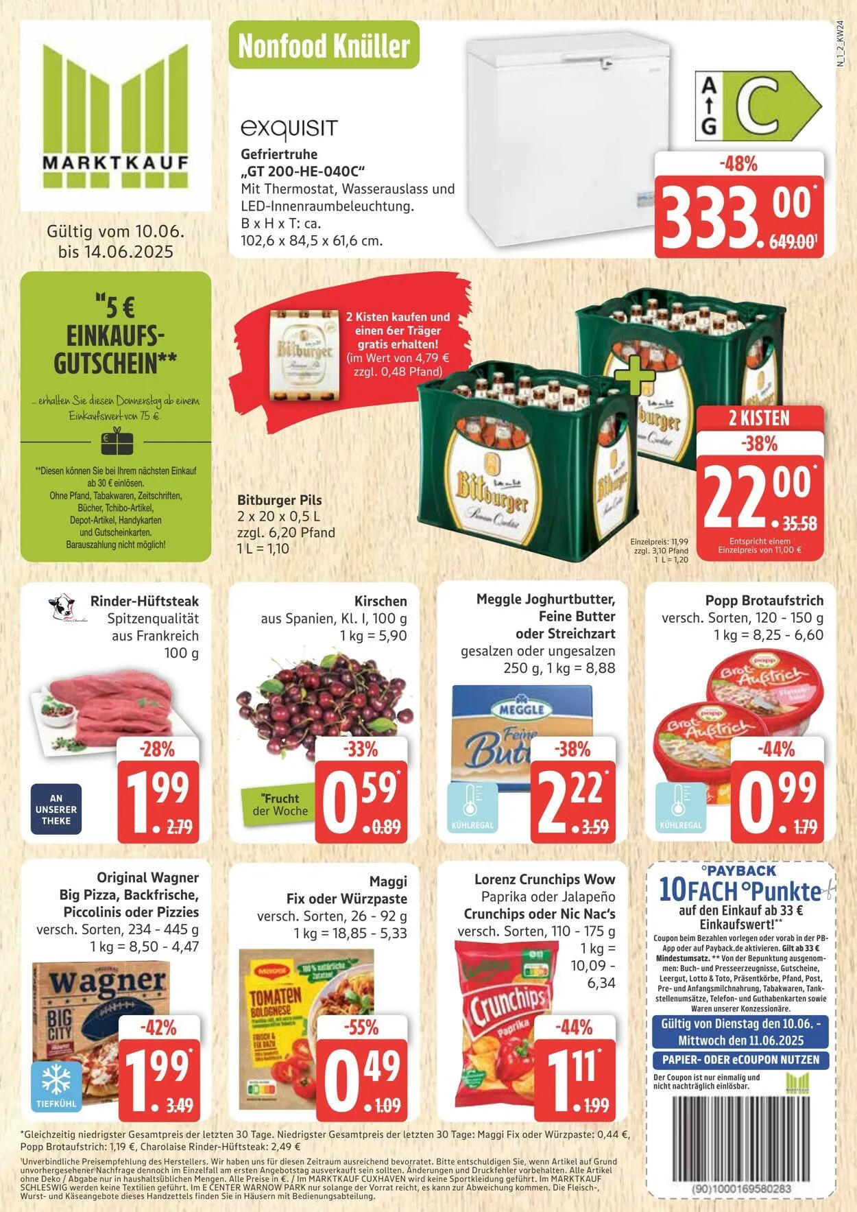 Marktkauf Aktueller Prospekt von 16. Juni bis 21. Juni 2025 - Prospekt seite 1