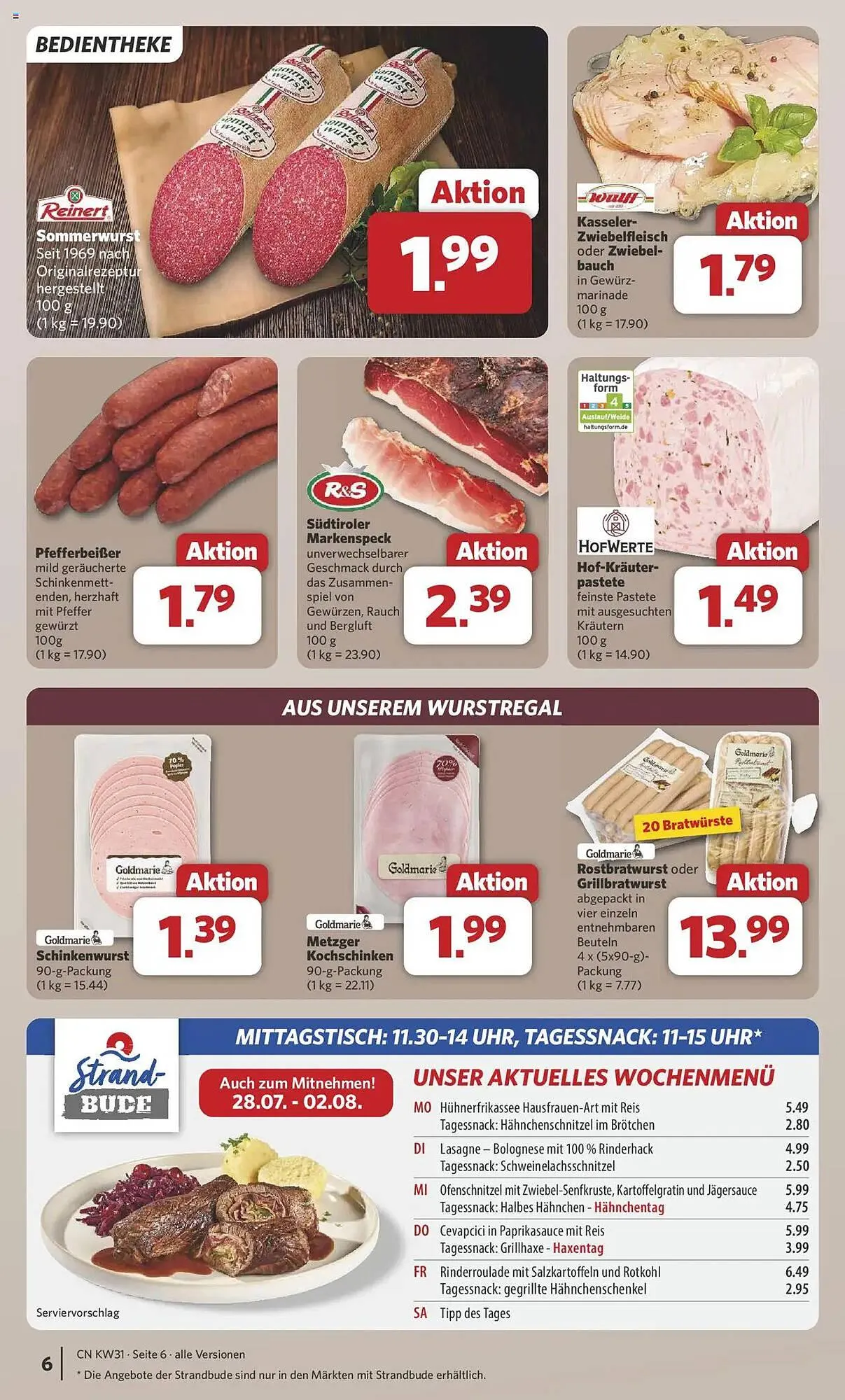 Combi Prospekt von 28. Juli bis 2. August 2025 - Prospekt seite 6