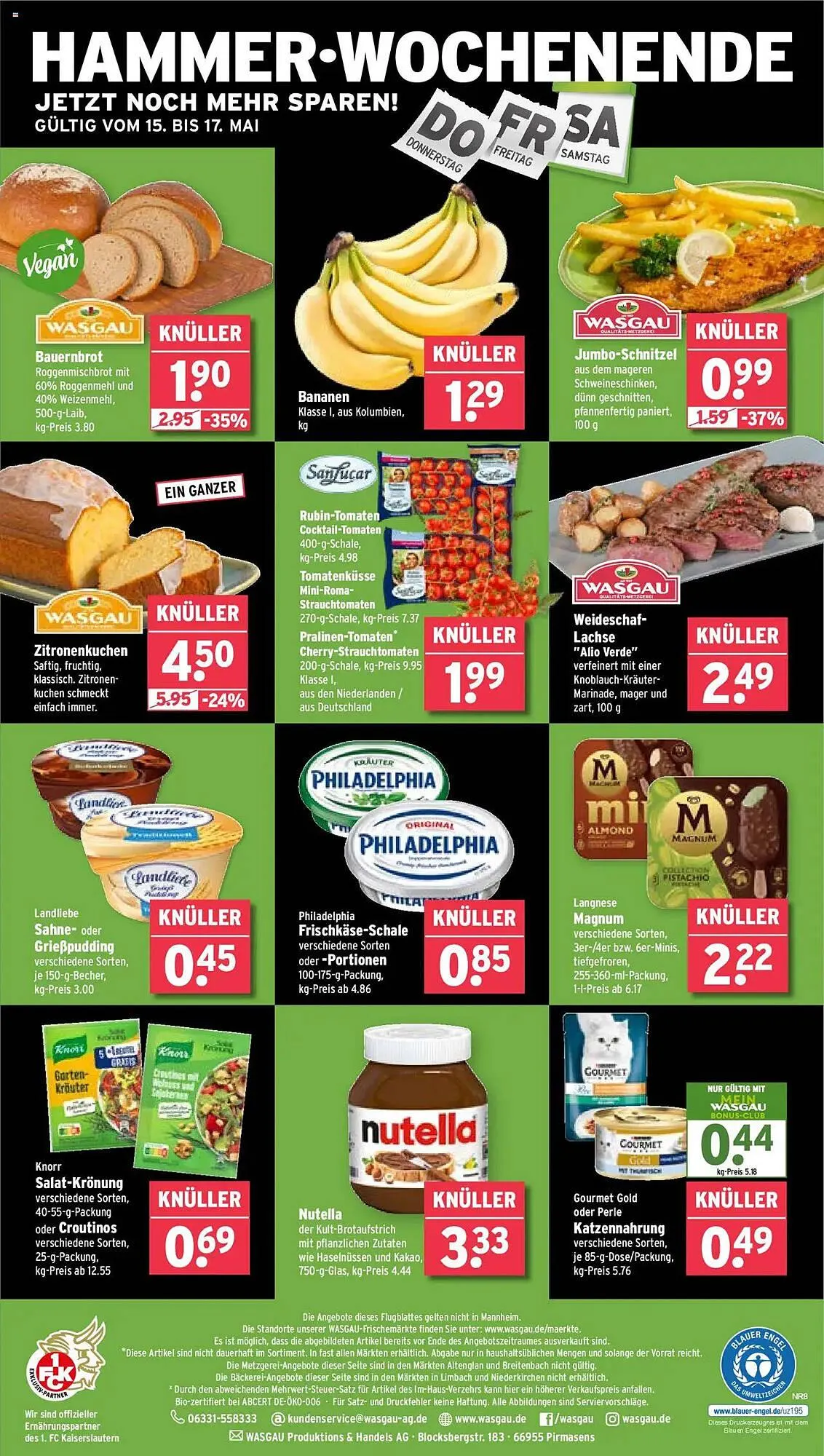 Wasgau Prospekt von 12. Mai bis 17. Mai 2025 - Prospekt seite 24