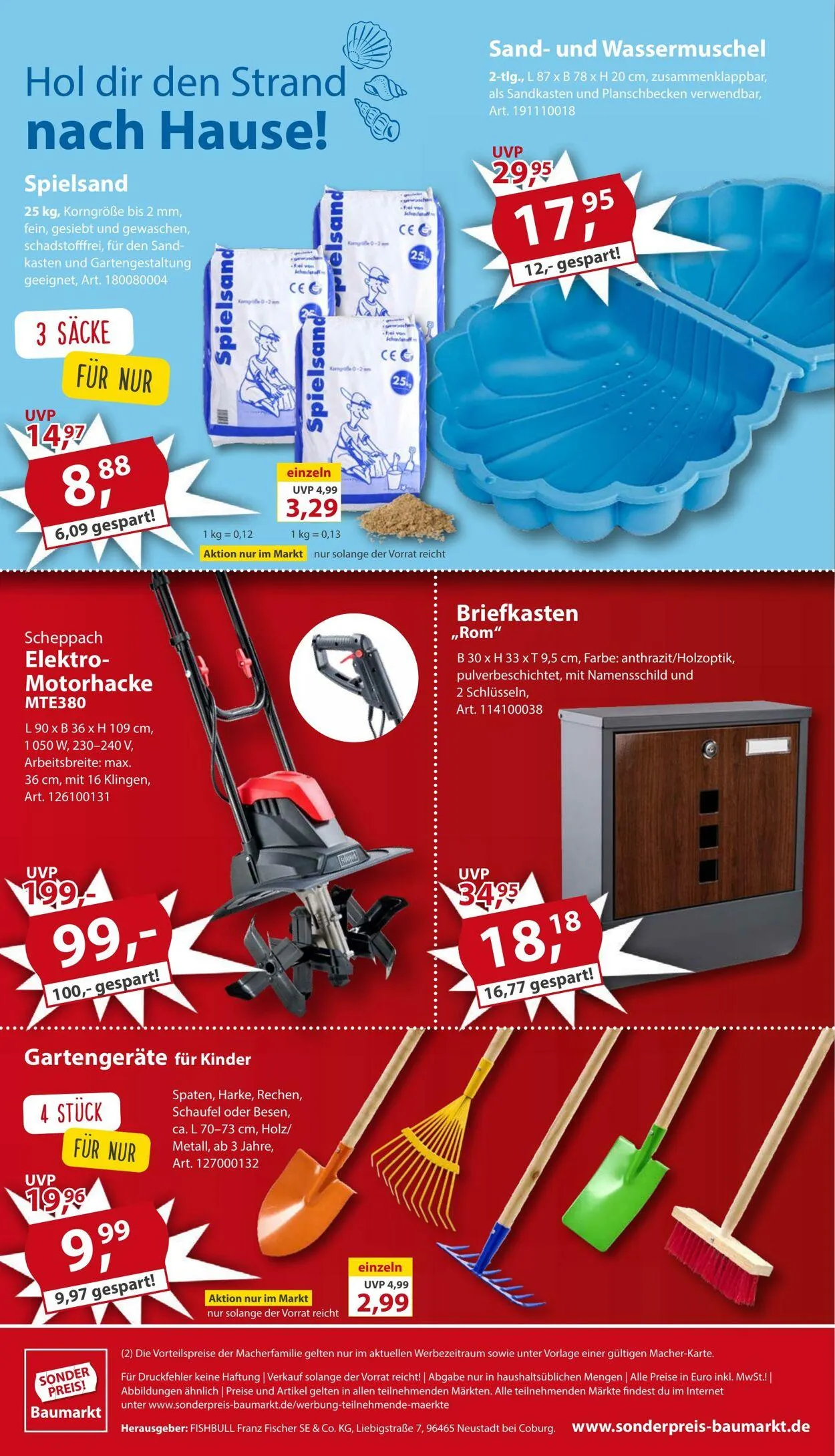 Sonderpreis Baumarkt Aktueller Prospekt von 17. März bis 30. März 2025 - Prospekt seite 20