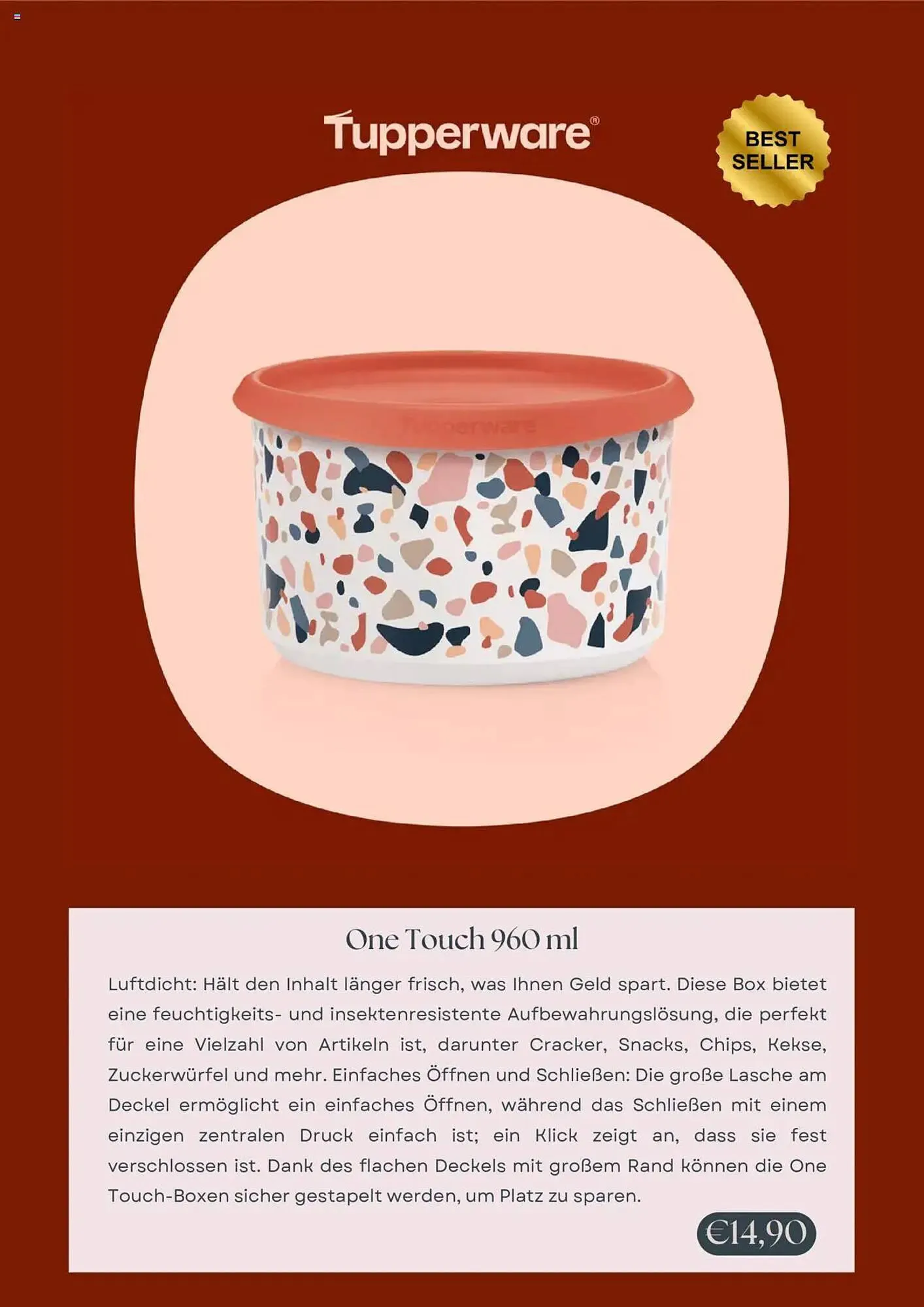 Tupperware Prospekt von 9. Juli bis 4. August 2025 - Prospekt seite 4