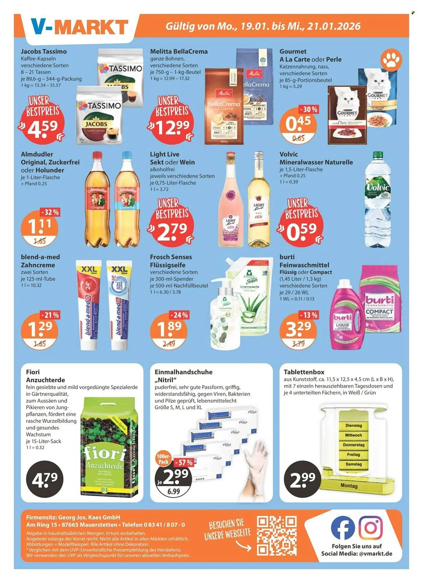 V Markt Prospekt von 15. Januar bis 21. Januar 2026 - Prospekt seite 20