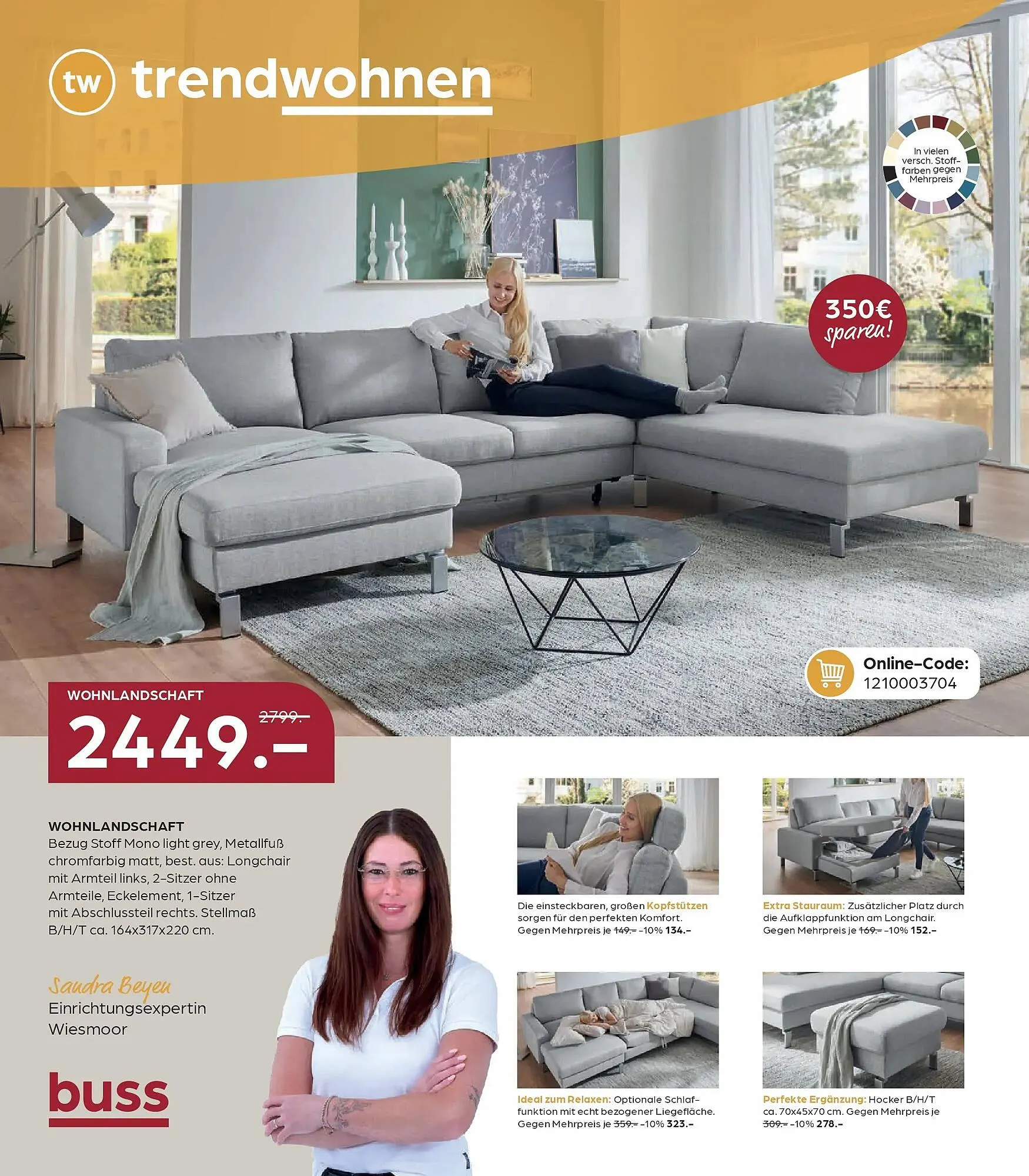 Möbel Buss Prospekt von 19. März bis 4. April 2026 - Prospekt seite 4