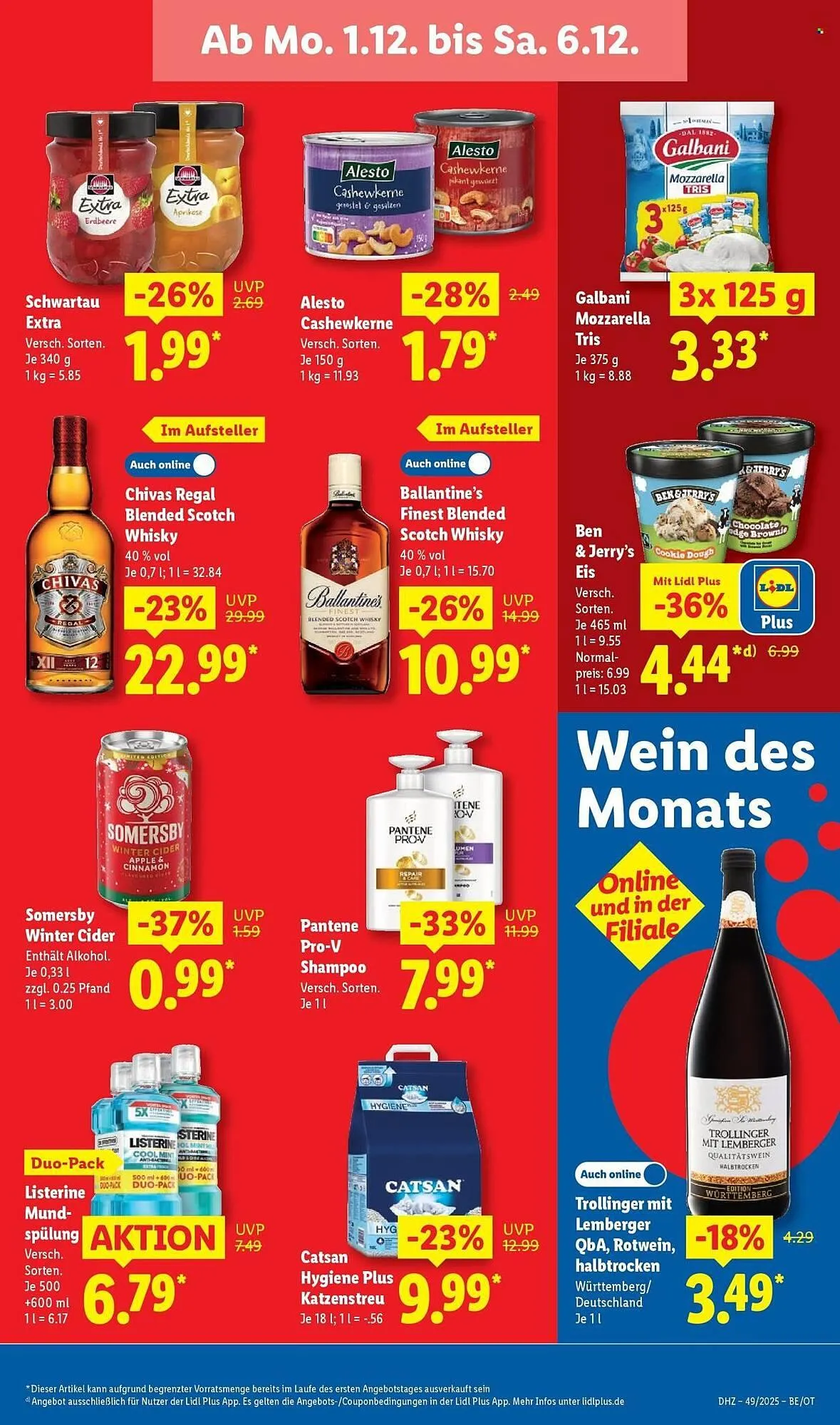 Lidl Prospekt von 1. Dezember bis 6. Dezember 2025 - Prospekt seite 15