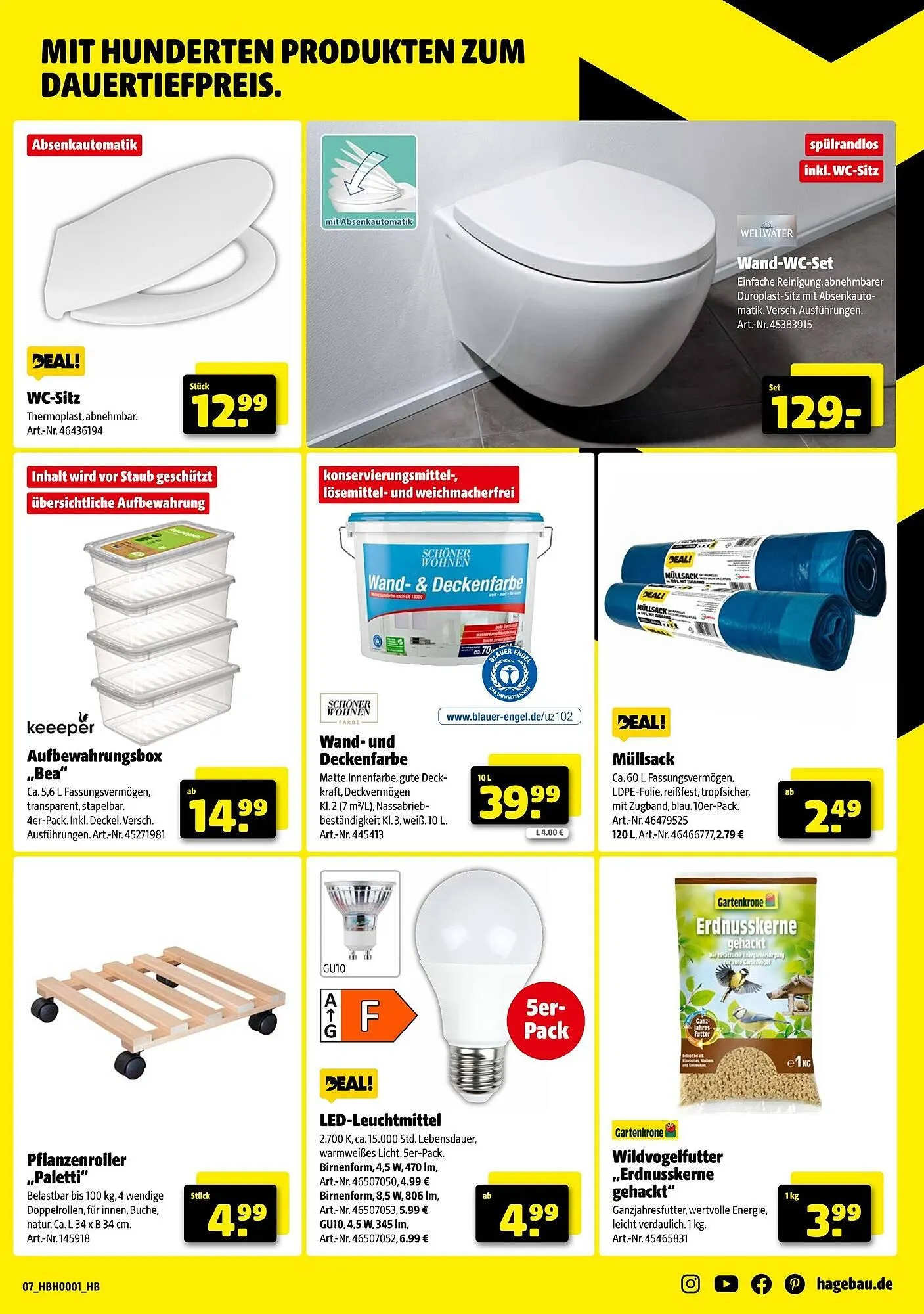 Hagebau Prospekt von 3. Januar bis 10. Januar 2026 - Prospekt seite 7