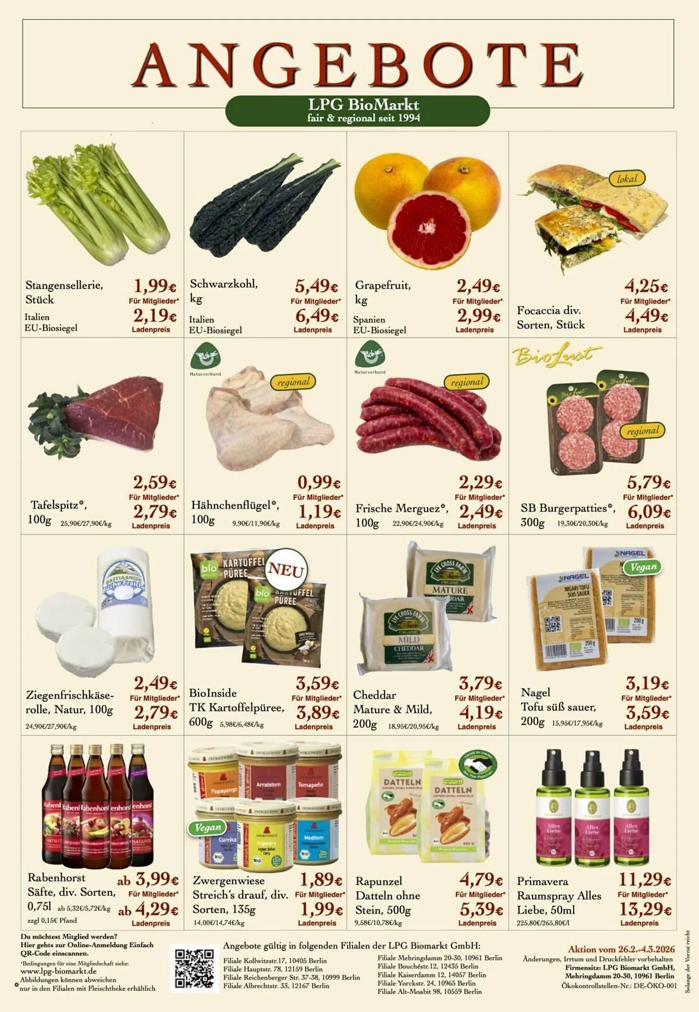 LPG Biomarkt Prospekt von 26. Februar bis 4. März 2026 - Prospekt seite 2