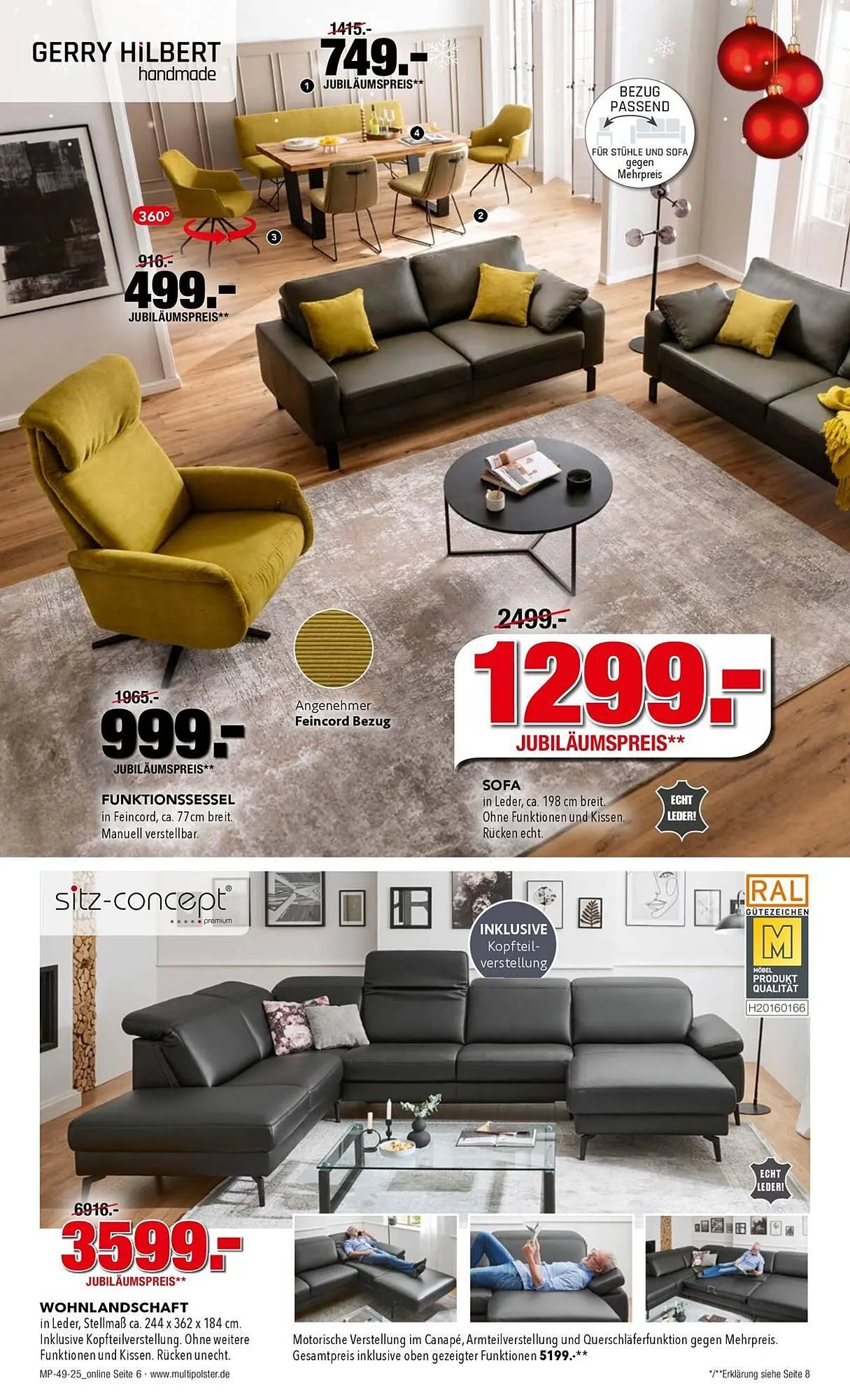 Multipolster Prospekt von 9. Dezember bis 25. Dezember 2025 - Prospekt seite 6