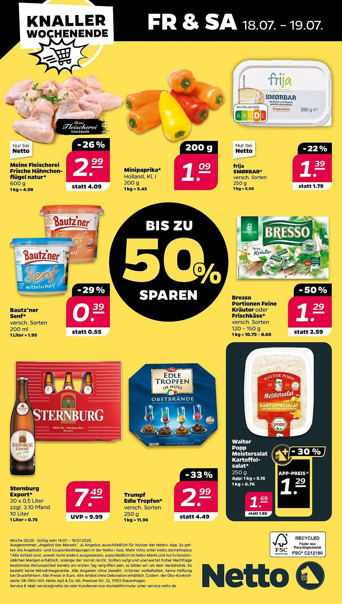 NETTO Prospekt von 14. Juli bis 19. Juli 2025 - Prospekt seite 34