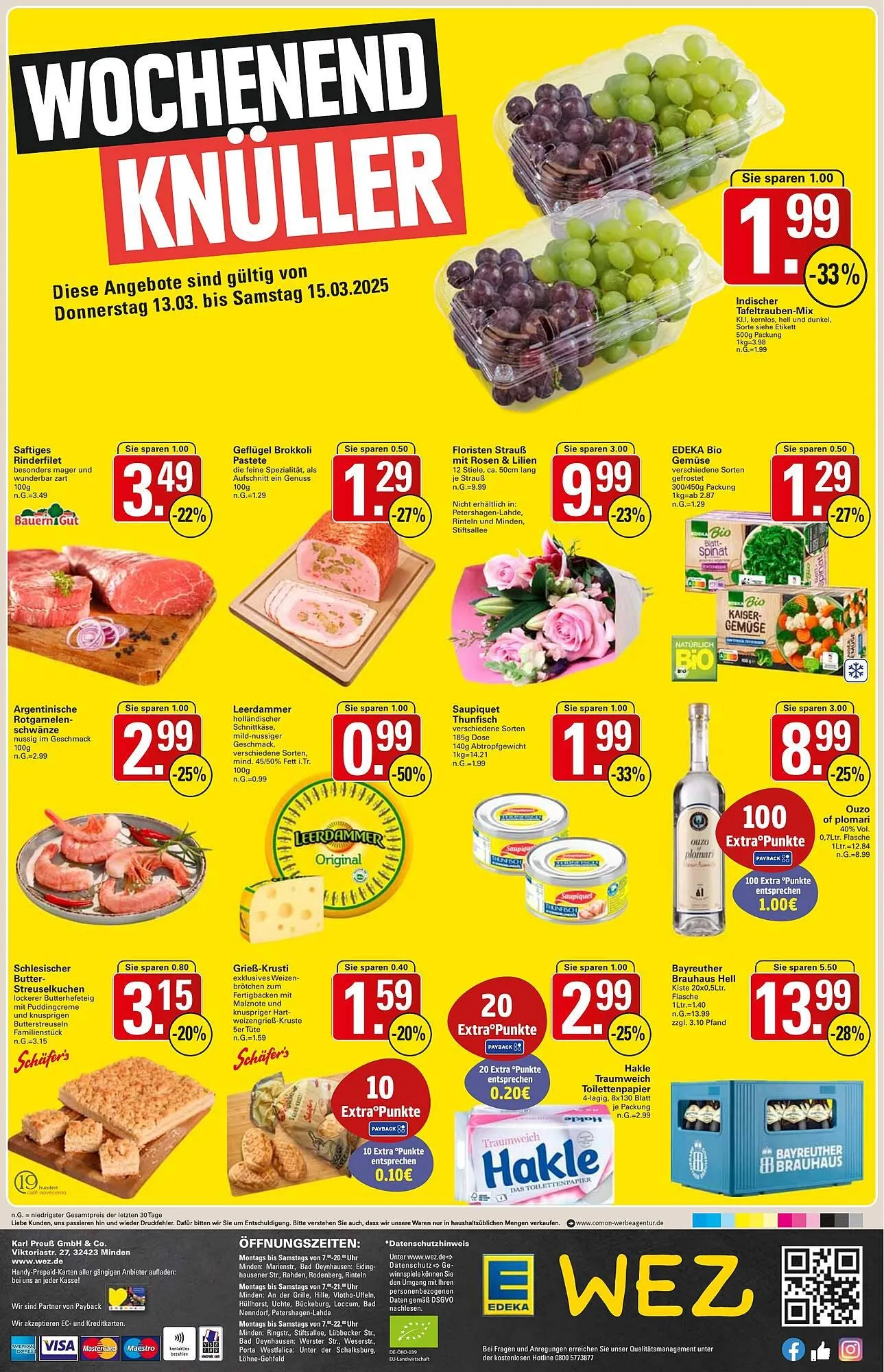 WEZ Prospekt von 10. März bis 15. März 2025 - Prospekt seite 19