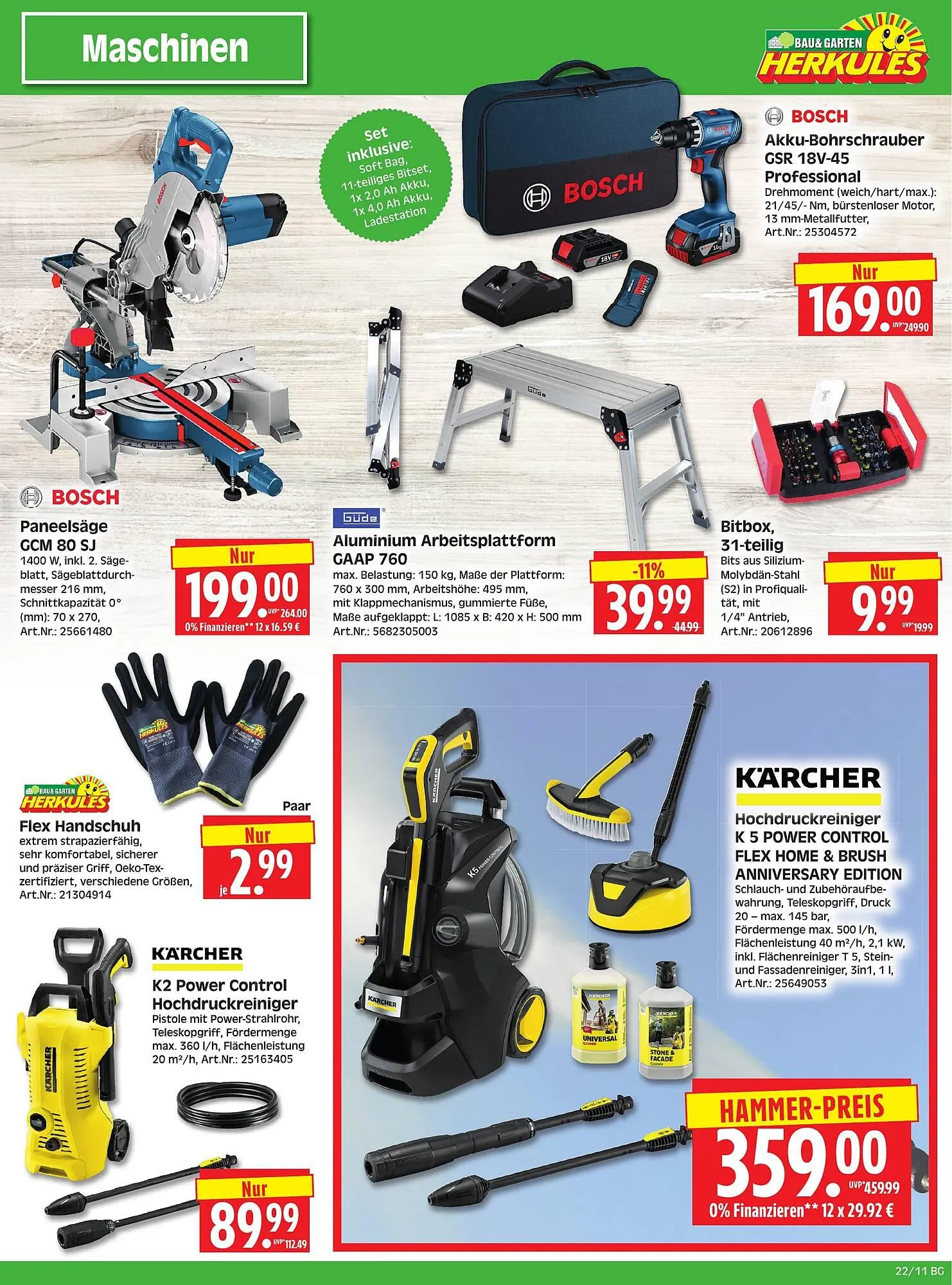 Herkules Baumarkt Prospekt von 26. Mai bis 31. Mai 2025 - Prospekt seite 11