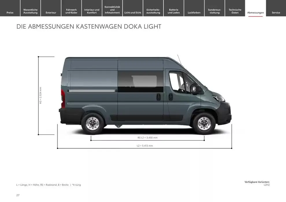 Toyota Der neue Proace Max/Proace Max Electric von 1. Januar bis 1. Januar 2026 - Prospekt seite 27