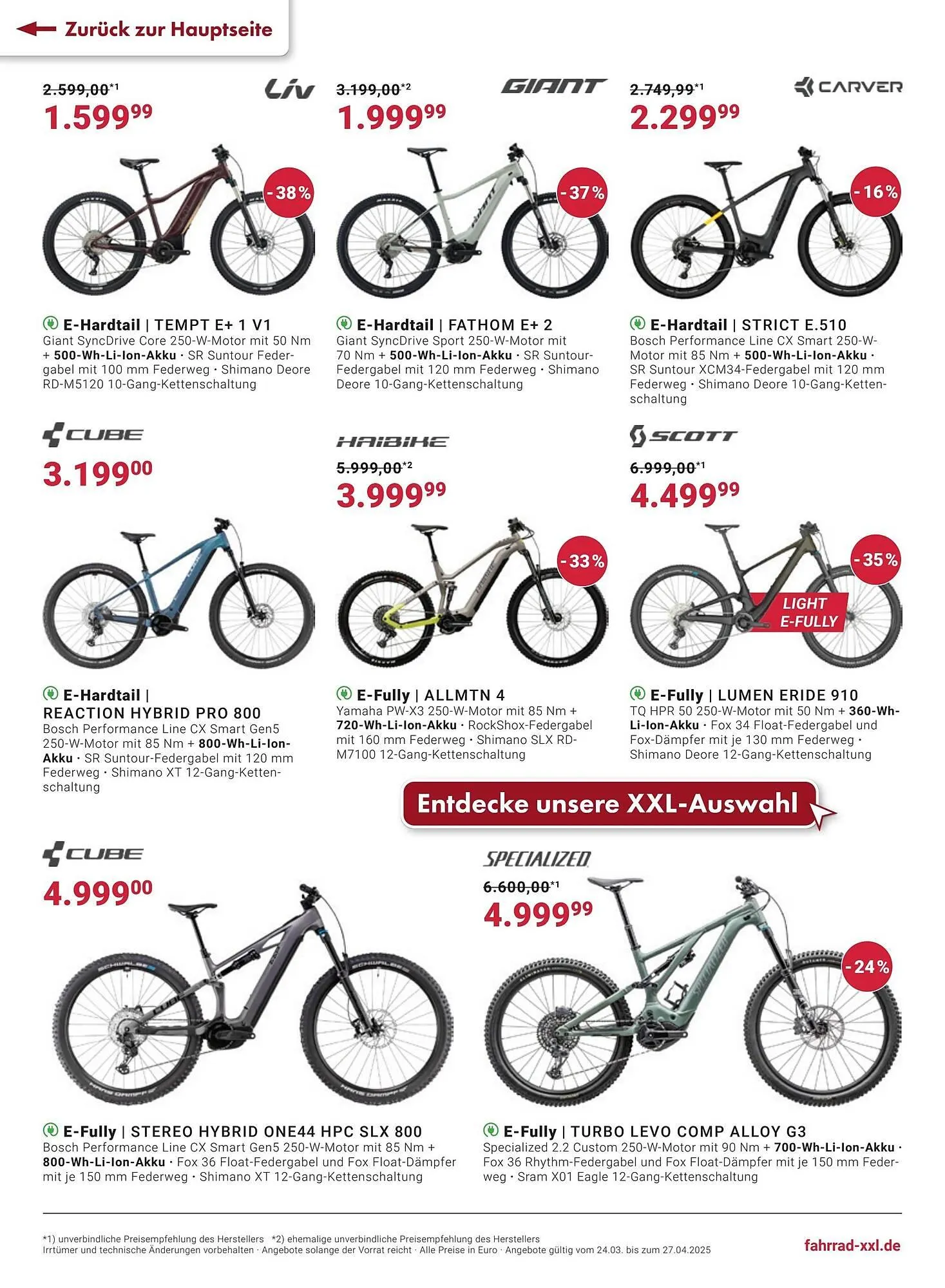 Fahrrad XXL Prospekt von 29. März bis 27. April 2025 - Prospekt seite 4