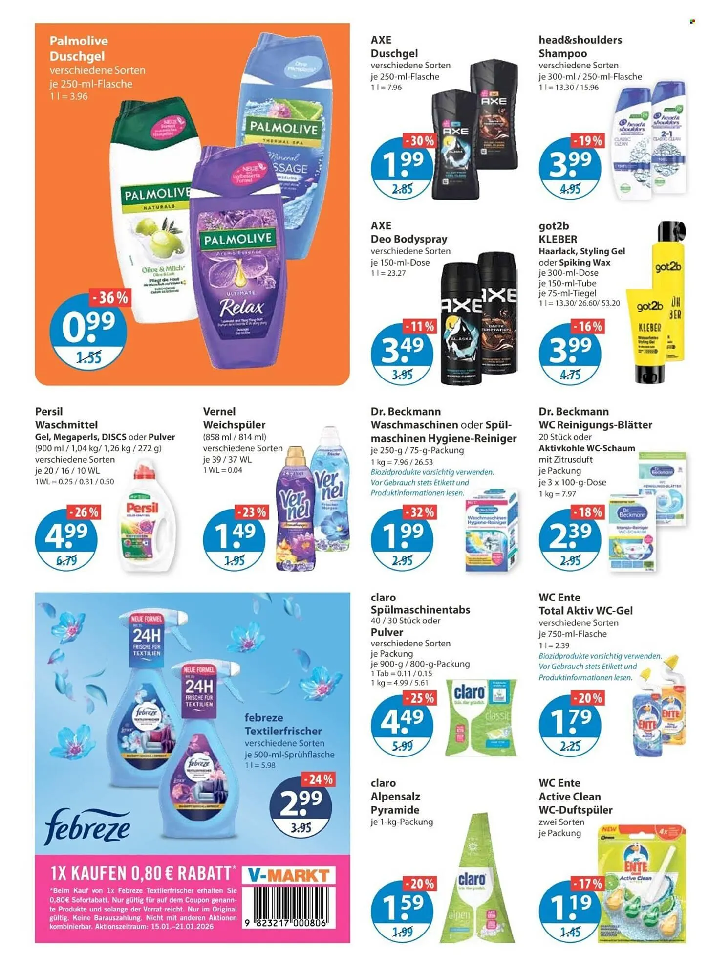 V Markt Prospekt von 15. Januar bis 21. Januar 2026 - Prospekt seite 10