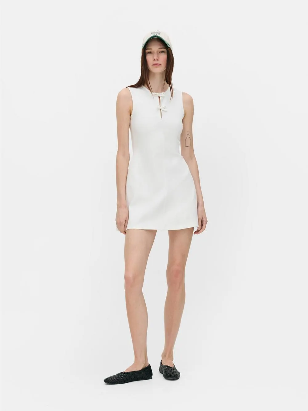 Minikleid mit Schleifen