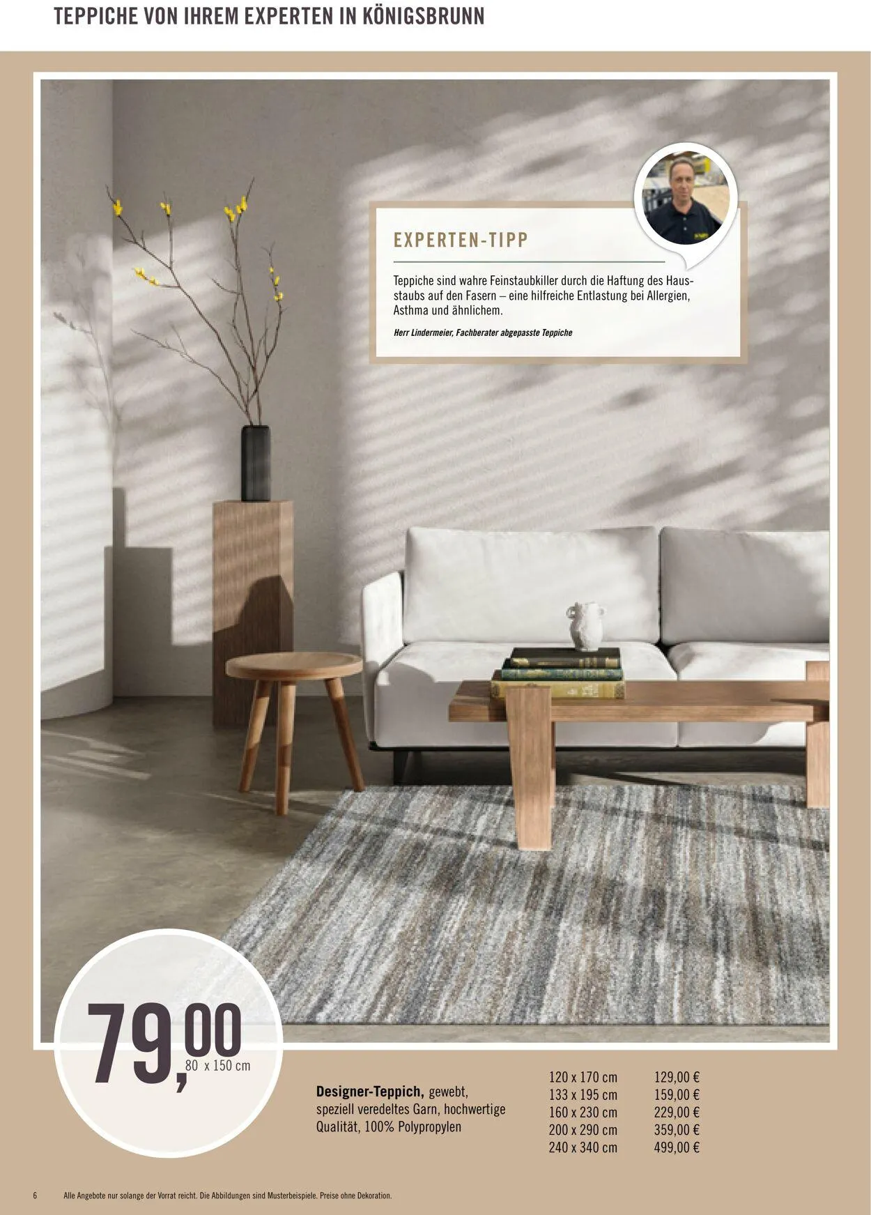 Ihr Teppichfreund Aktueller Prospekt von 27. Mai bis 10. Juni 2025 - Prospekt seite 6
