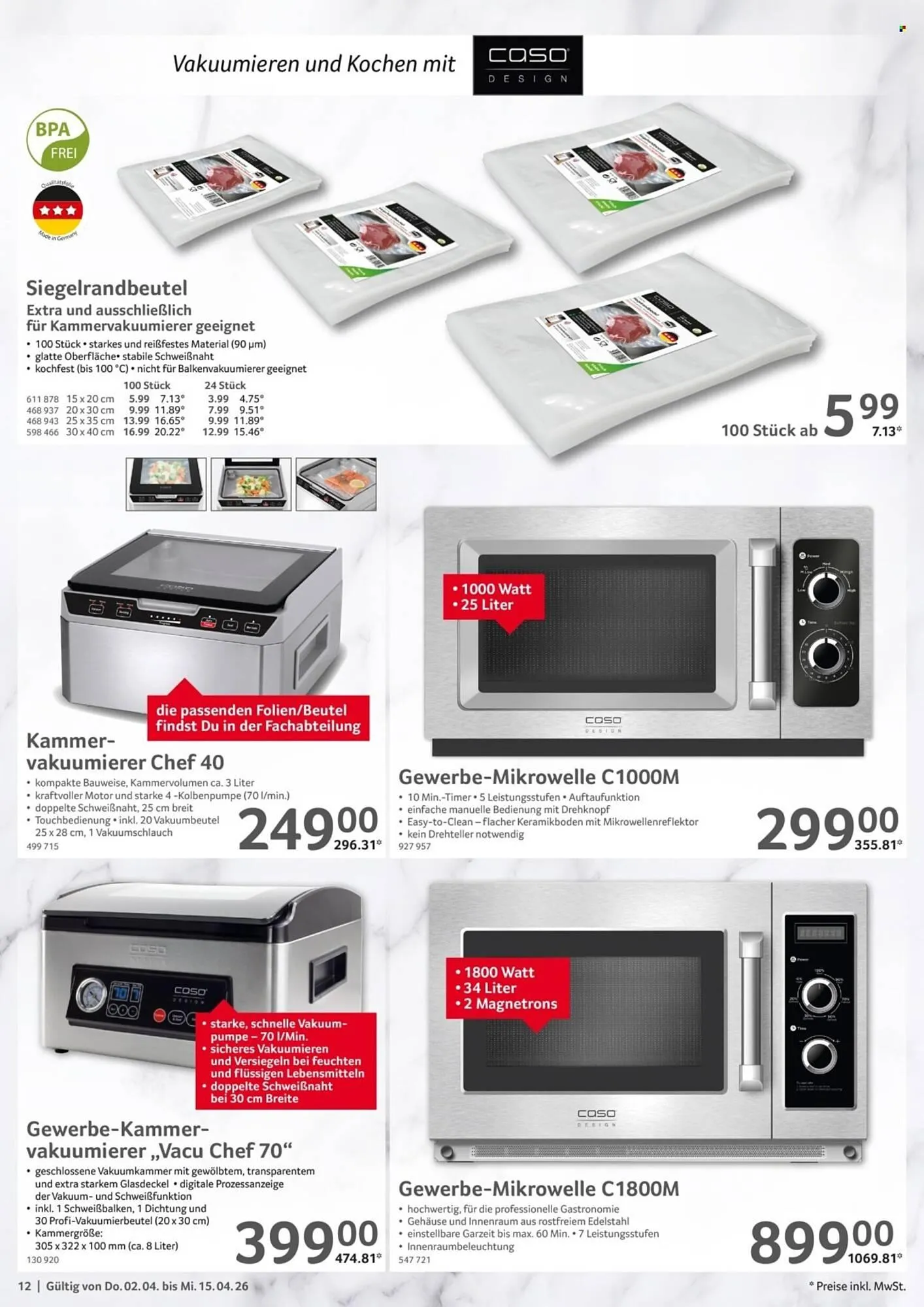 Selgros Prospekt von 2. April bis 15. April 2026 - Prospekt seite 12