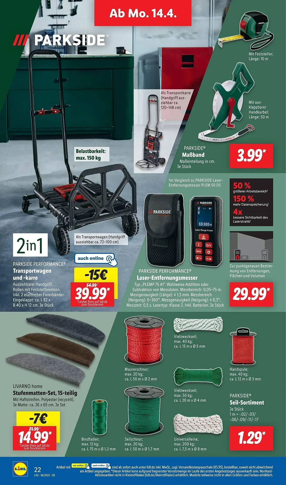 Lidl Prospekt von 14. April bis 20. April 2025 - Prospekt seite 30