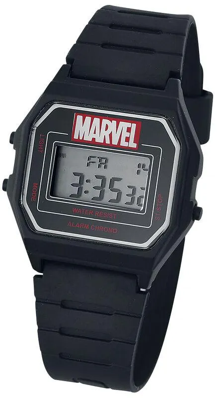 "Marvel Logo" Relojes negro/rojo de Marvel