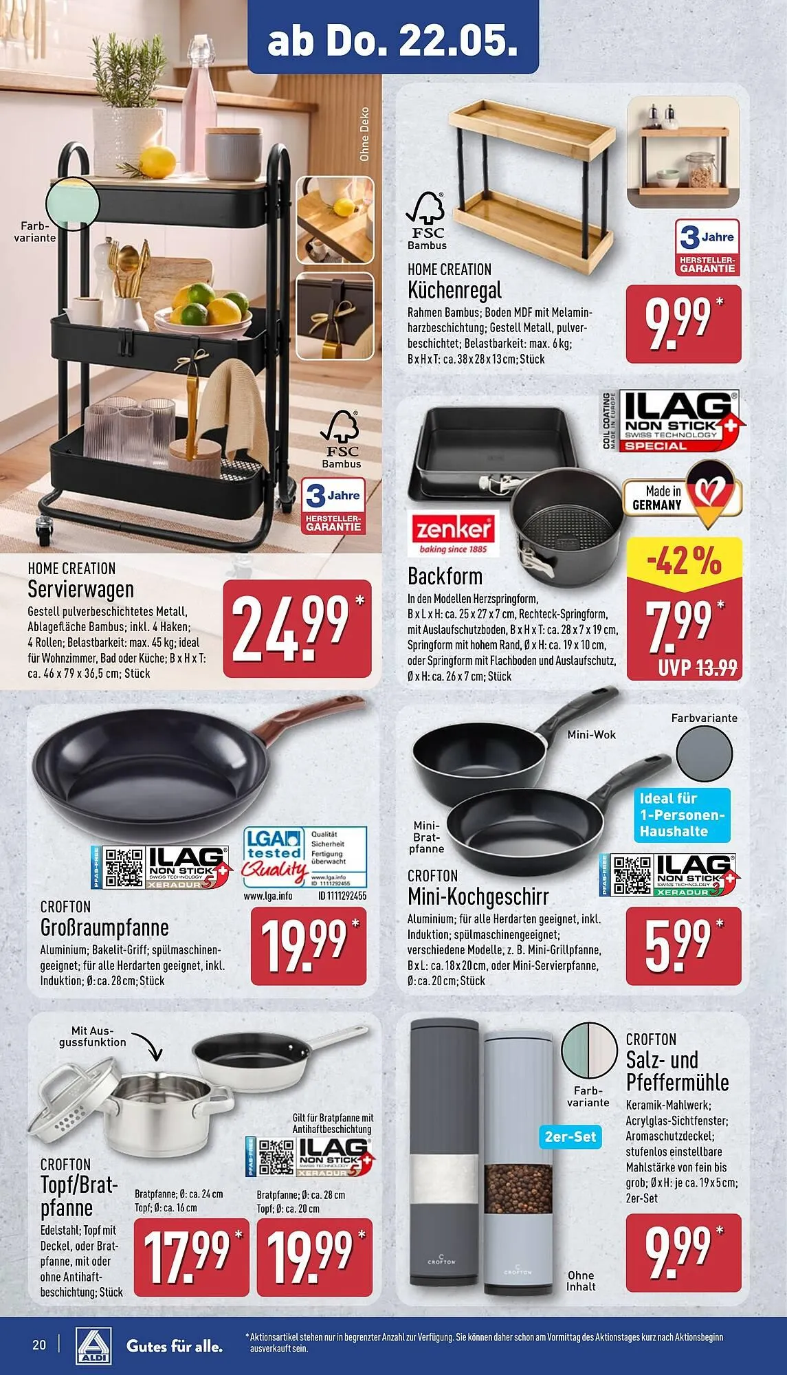 Aldi Nord Prospekt von 19. Mai bis 25. Mai 2025 - Prospekt seite 24