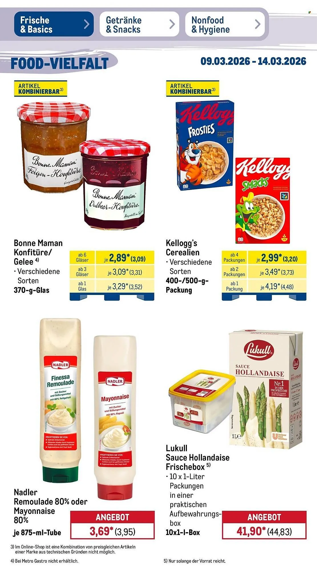 METRO Prospekt von 9. März bis 14. März 2026 - Prospekt seite 22
