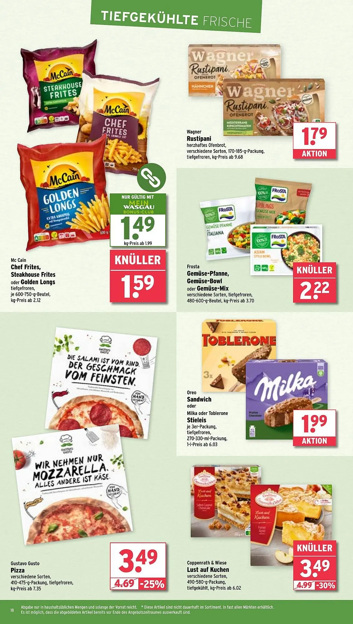 Wasgau Prospekt von 31. März bis 5. April 2025 - Prospekt seite 18