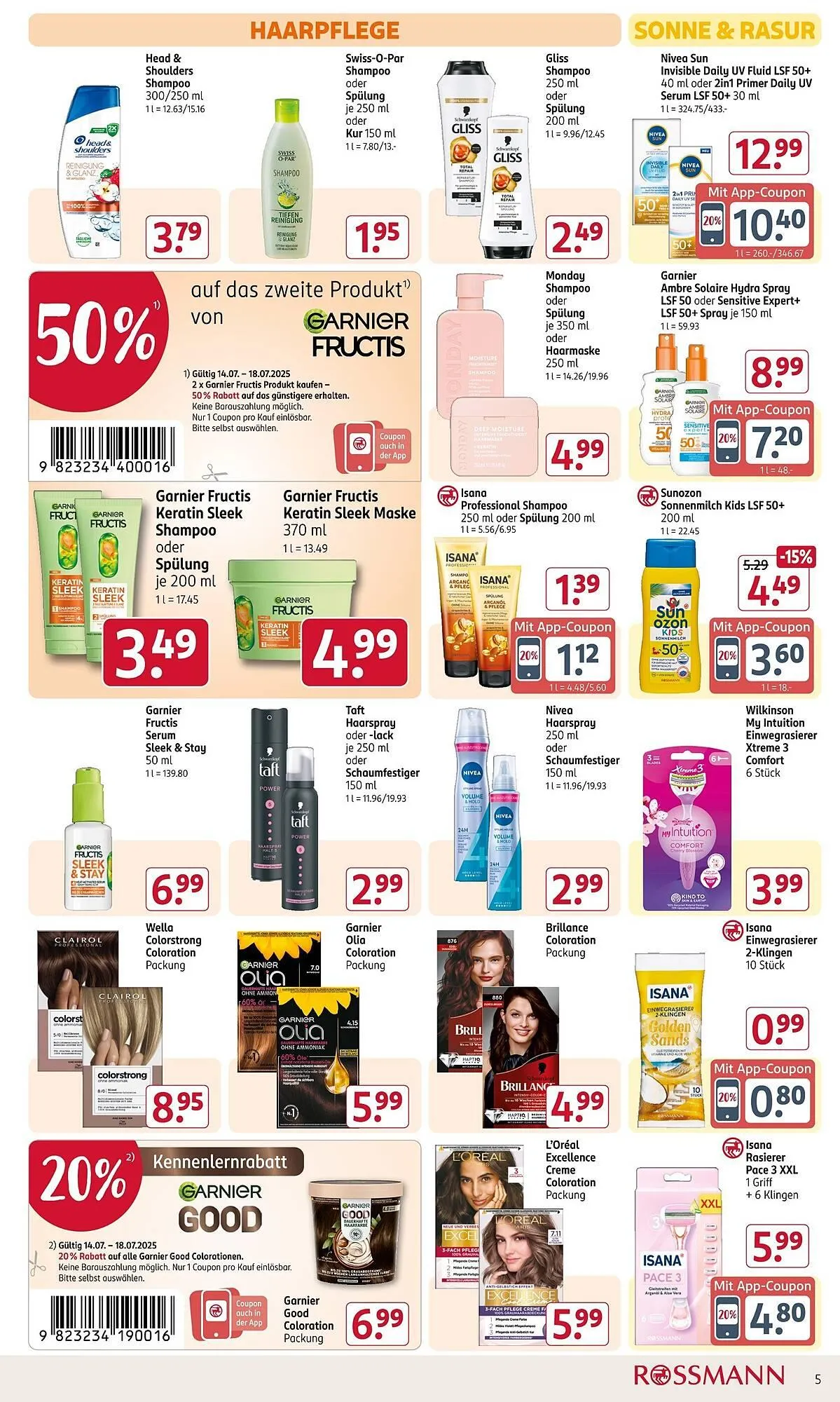 Rossmann Prospekt von 14. Juli bis 18. Juli 2025 - Prospekt seite 8