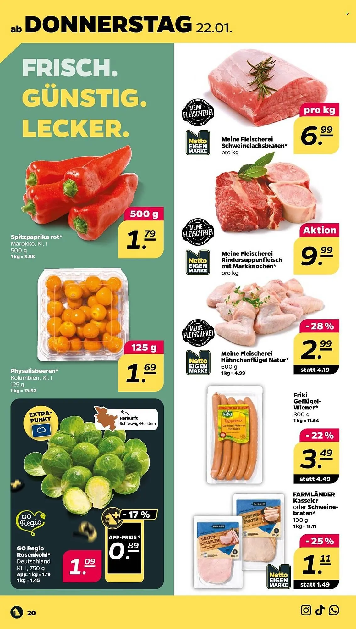 NETTO Prospekt von 19. Januar bis 24. Januar 2026 - Prospekt seite 22