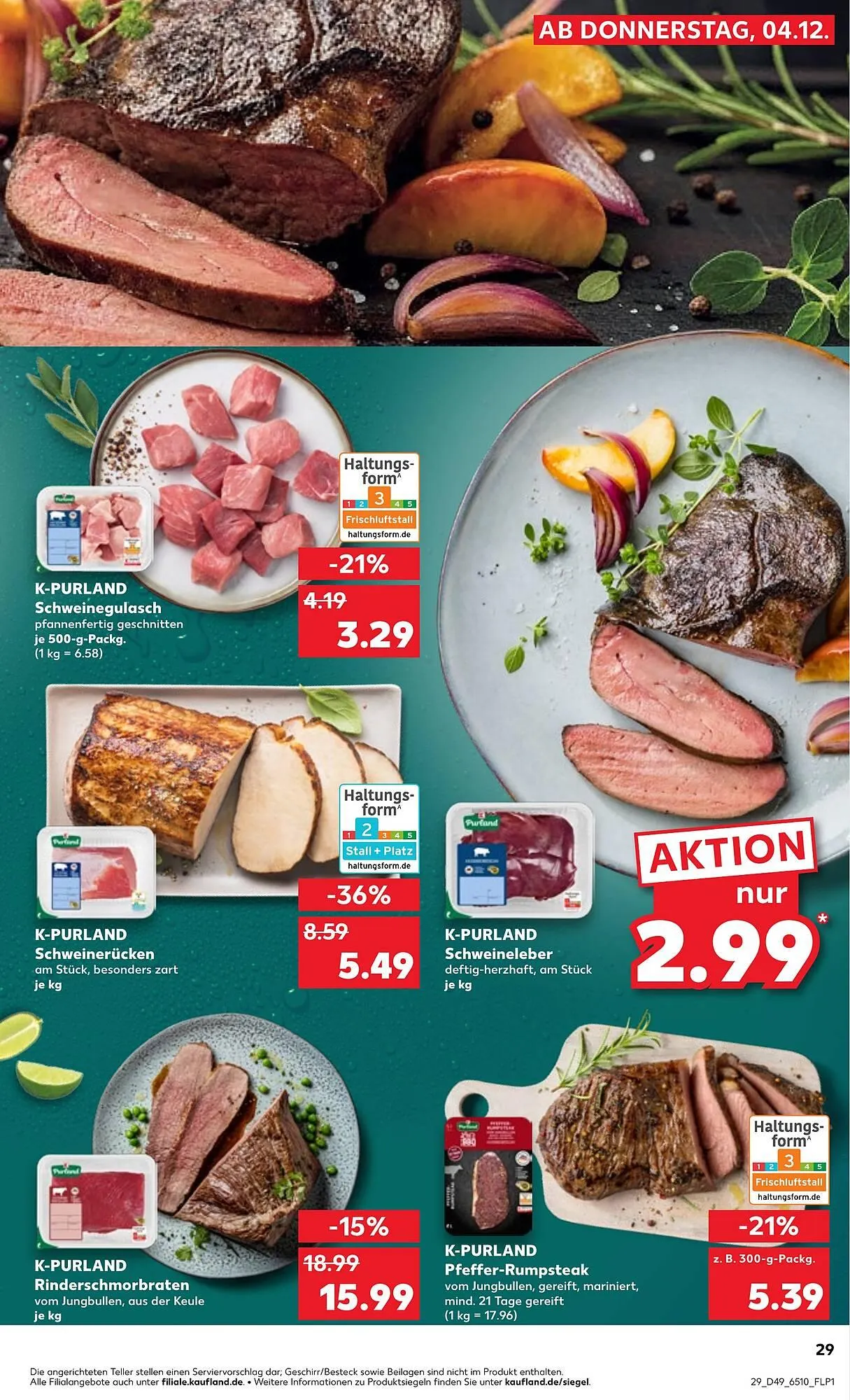Kaufland Prospekt von 4. Dezember bis 10. Dezember 2025 - Prospekt seite 29