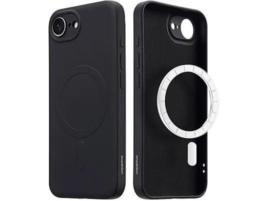 IMOSHION Color Backcover met MagSafe, Backcover, Apple, iPhone 16e, Schwarz
