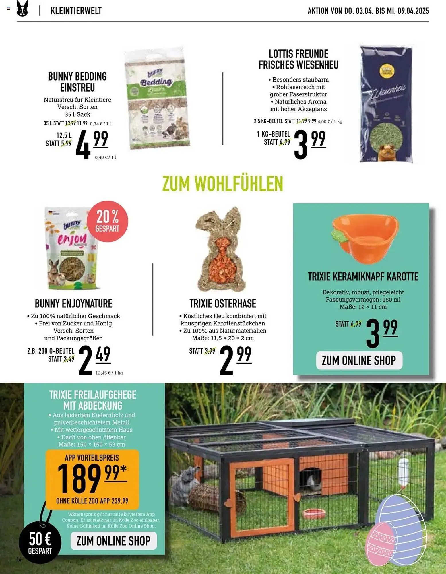 Kölle Zoo Prospekt von 3. April bis 9. April 2025 - Prospekt seite 14