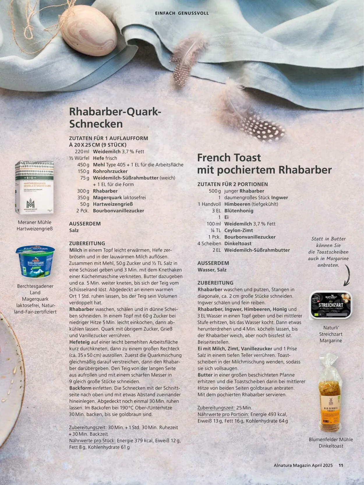 Alnatura von 1. April bis 30. April 2025 - Prospekt seite 11