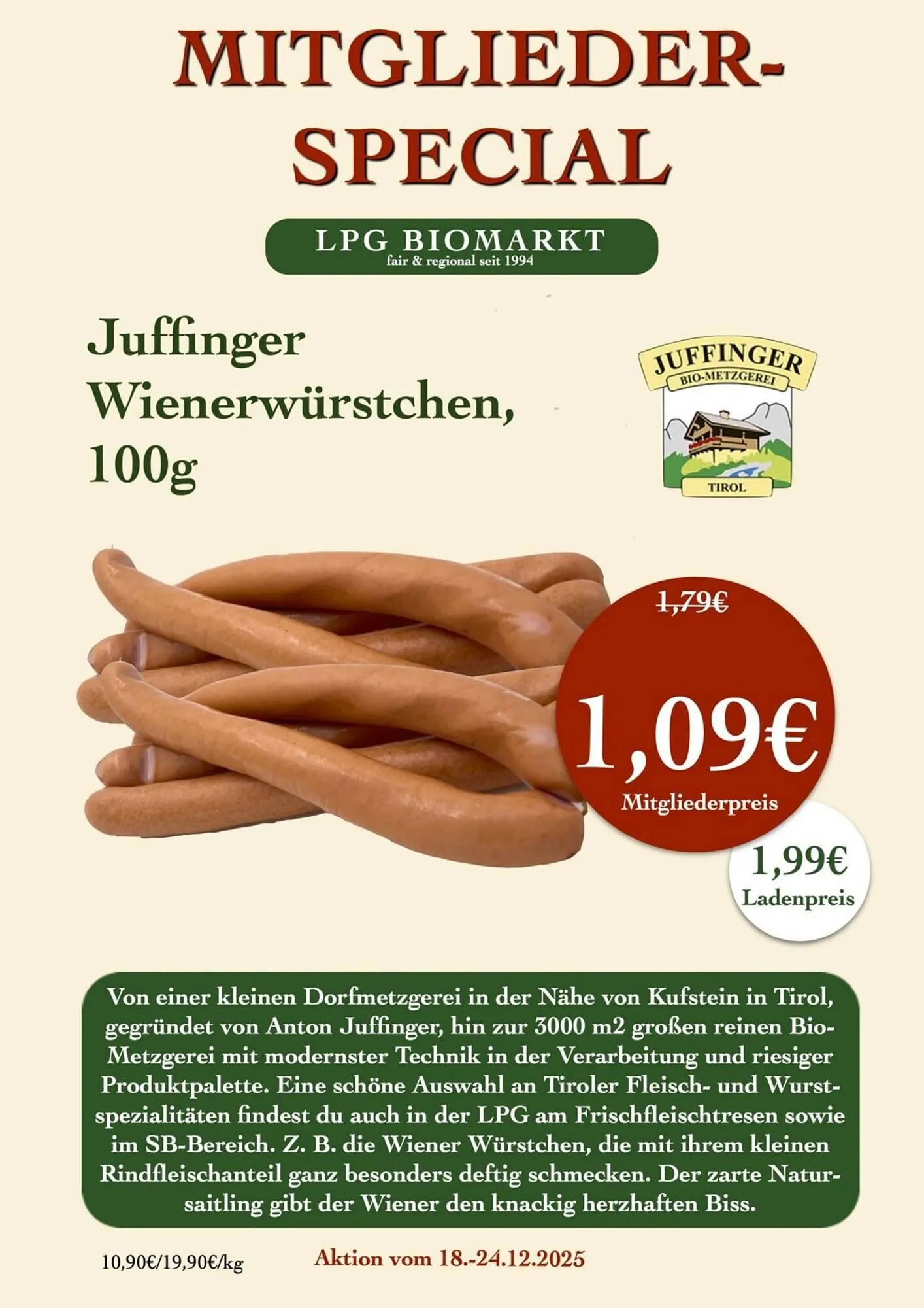 LPG Biomarkt Prospekt von 18. Dezember bis 24. Dezember 2025 - Prospekt seite 10