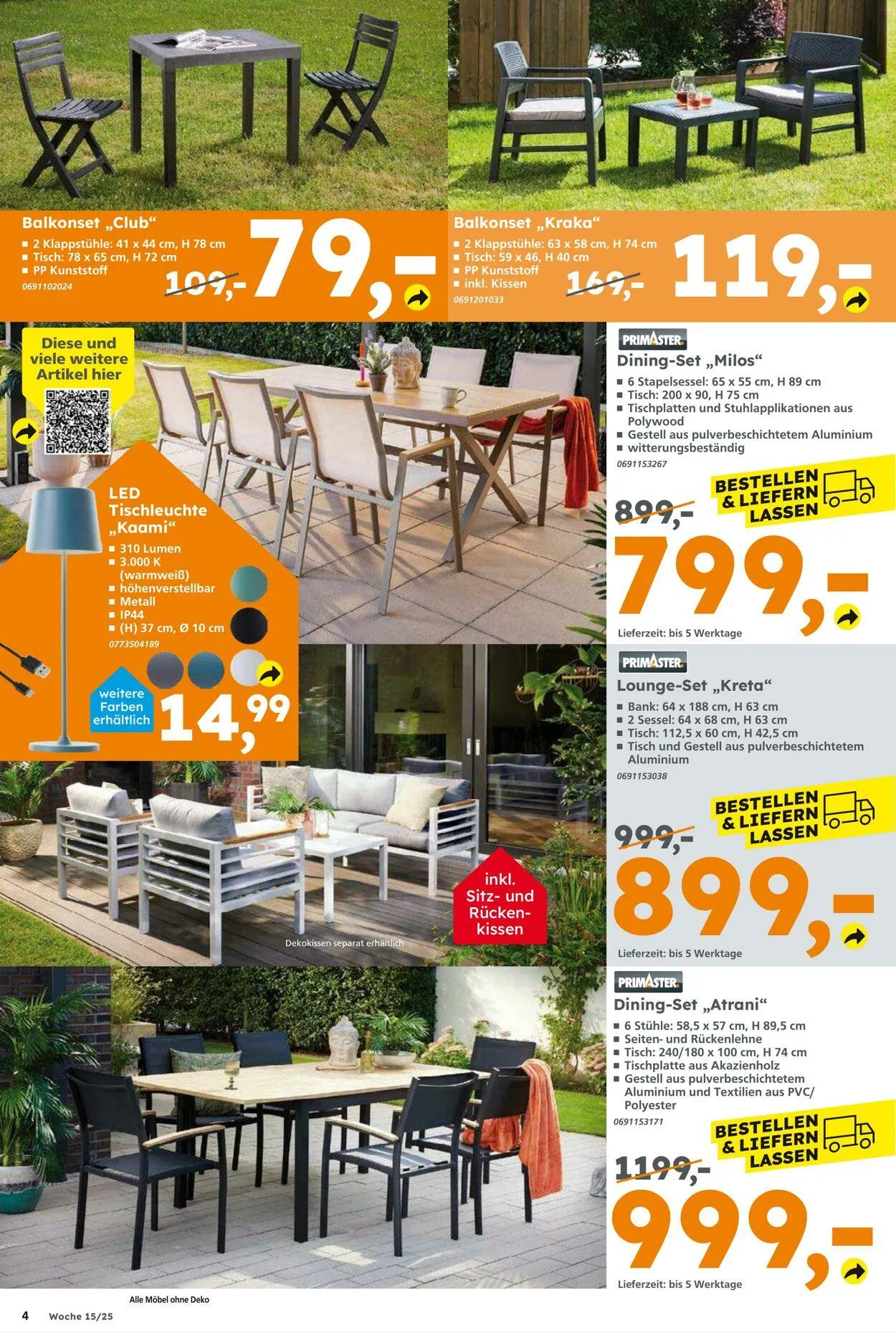 Globus Baumarkt Aktueller Prospekt von 6. April bis 12. April 2025 - Prospekt seite 4