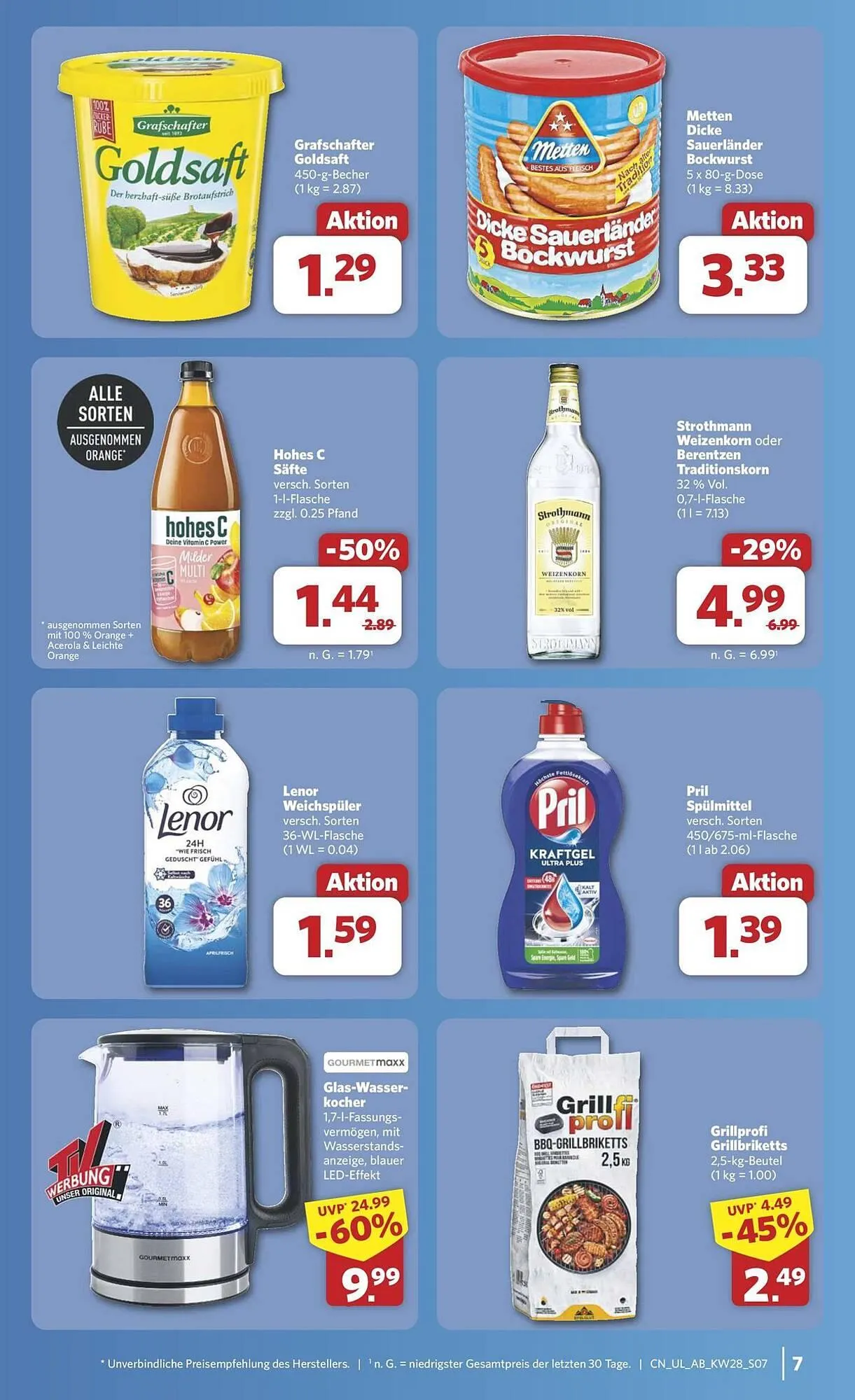 Combi Prospekt von 10. Juli bis 12. Juli 2025 - Prospekt seite 7