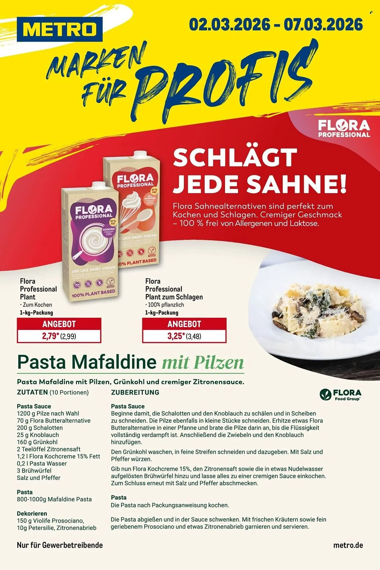 METRO Prospekt von 2. März bis 7. März 2026 - Prospekt seite 1